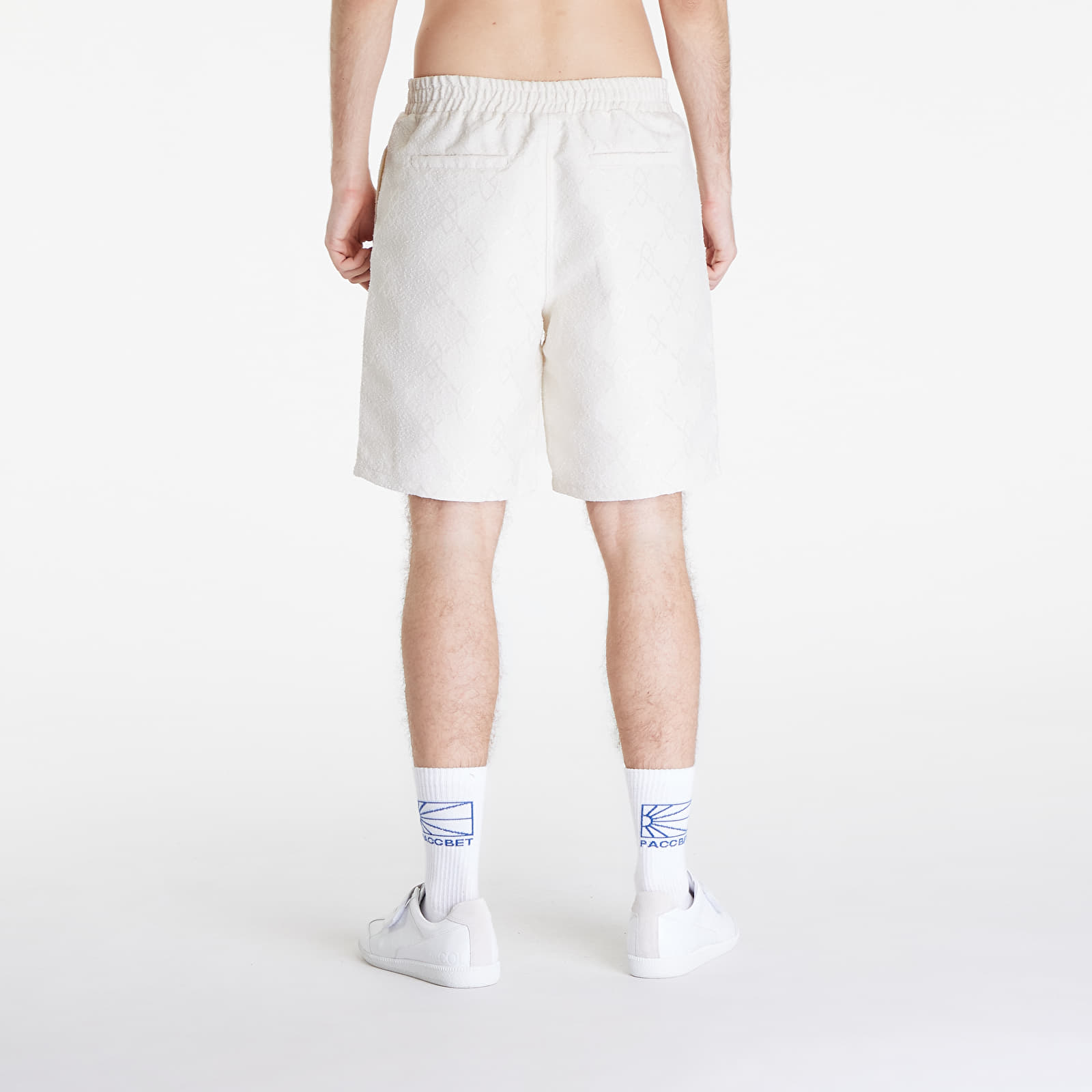Šortky Daily Paper Shakir Shield Boucle Short Off White