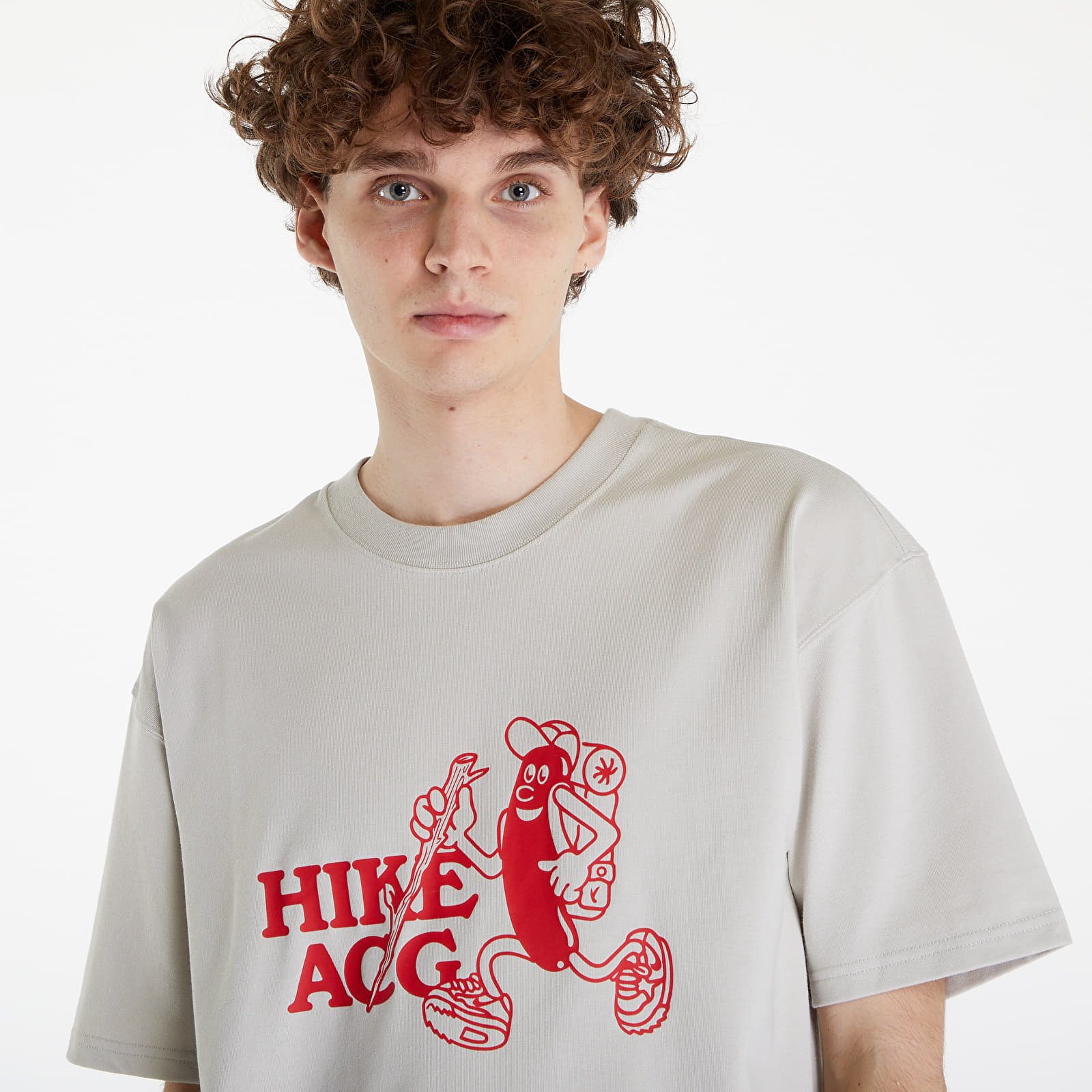 Magliette Nike M ACG NRG Ss Tee Hike Acg Light Stone