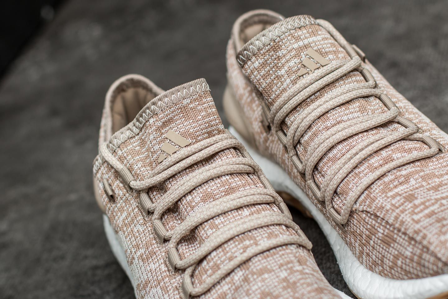 Men's shoes adidas PureBOOST Trace Khaki/ Clear Brown/ Trace Khaki