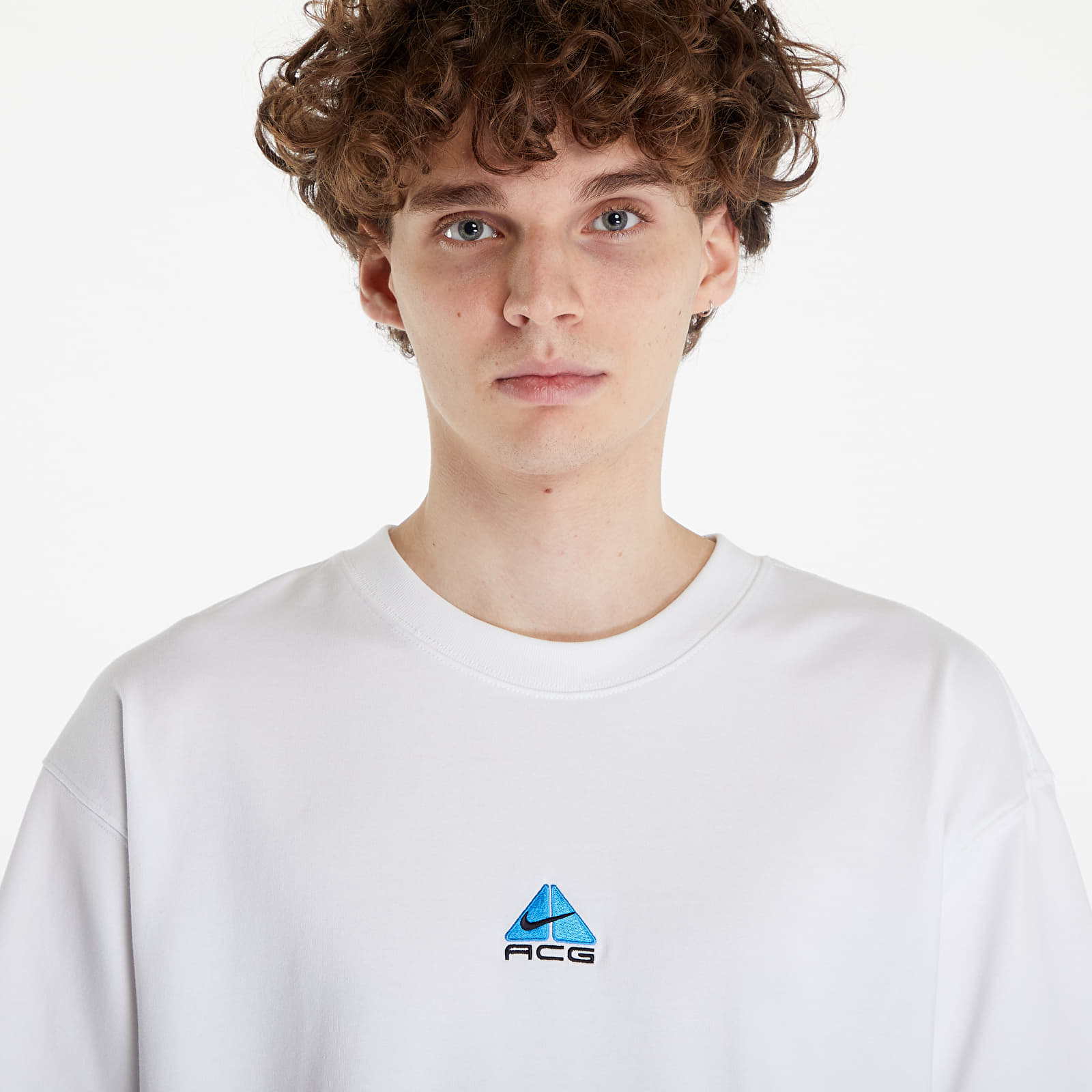 Koszulki Nike ACG Men's T-Shirt Summit White/ Light Photo Blue