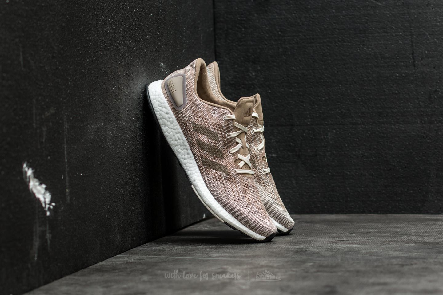 Adidas men's pure boost dpr running shoes  khaki/white shop