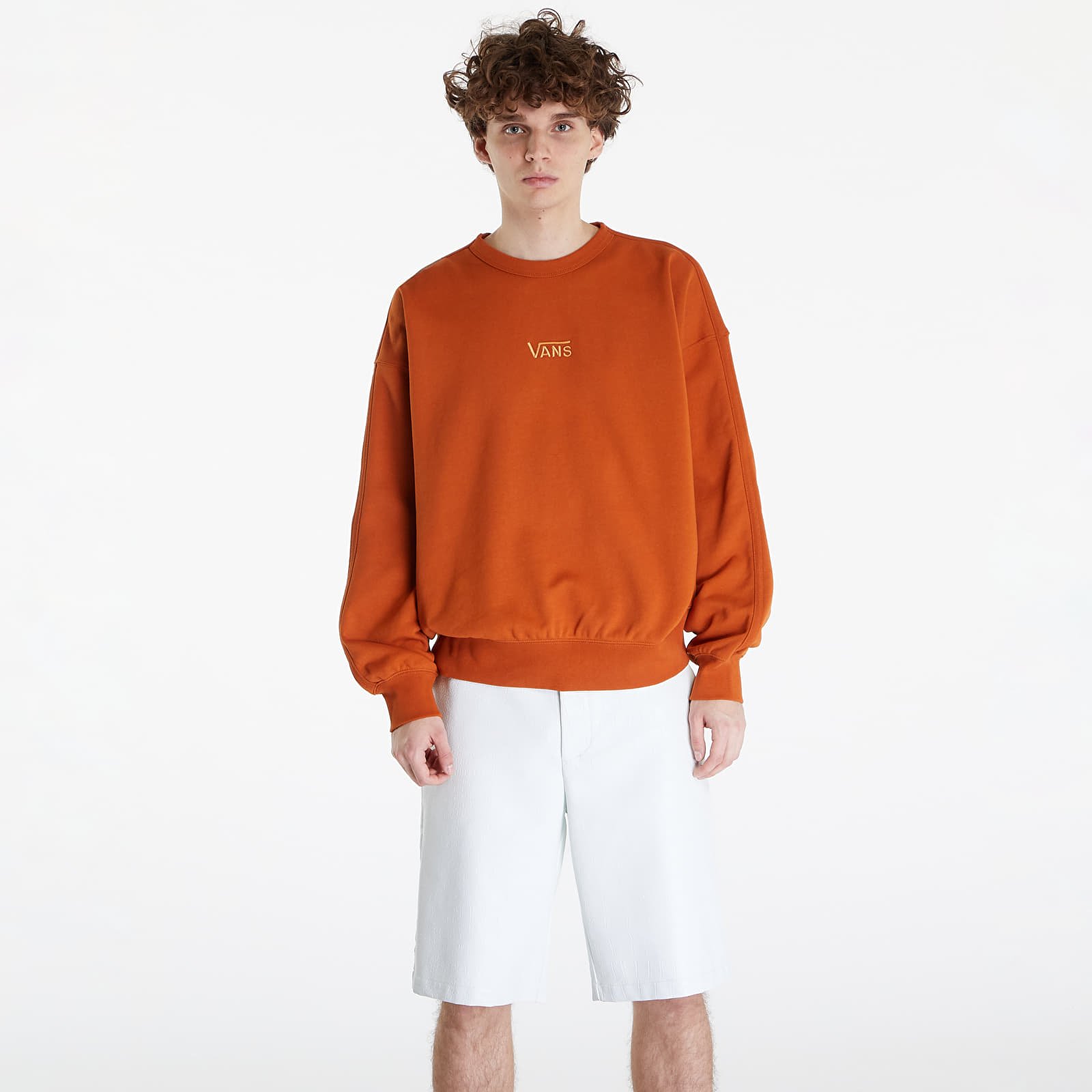 Hoodies and sweatshirts  Vans Premium Standards Fleece LX Crew Umber