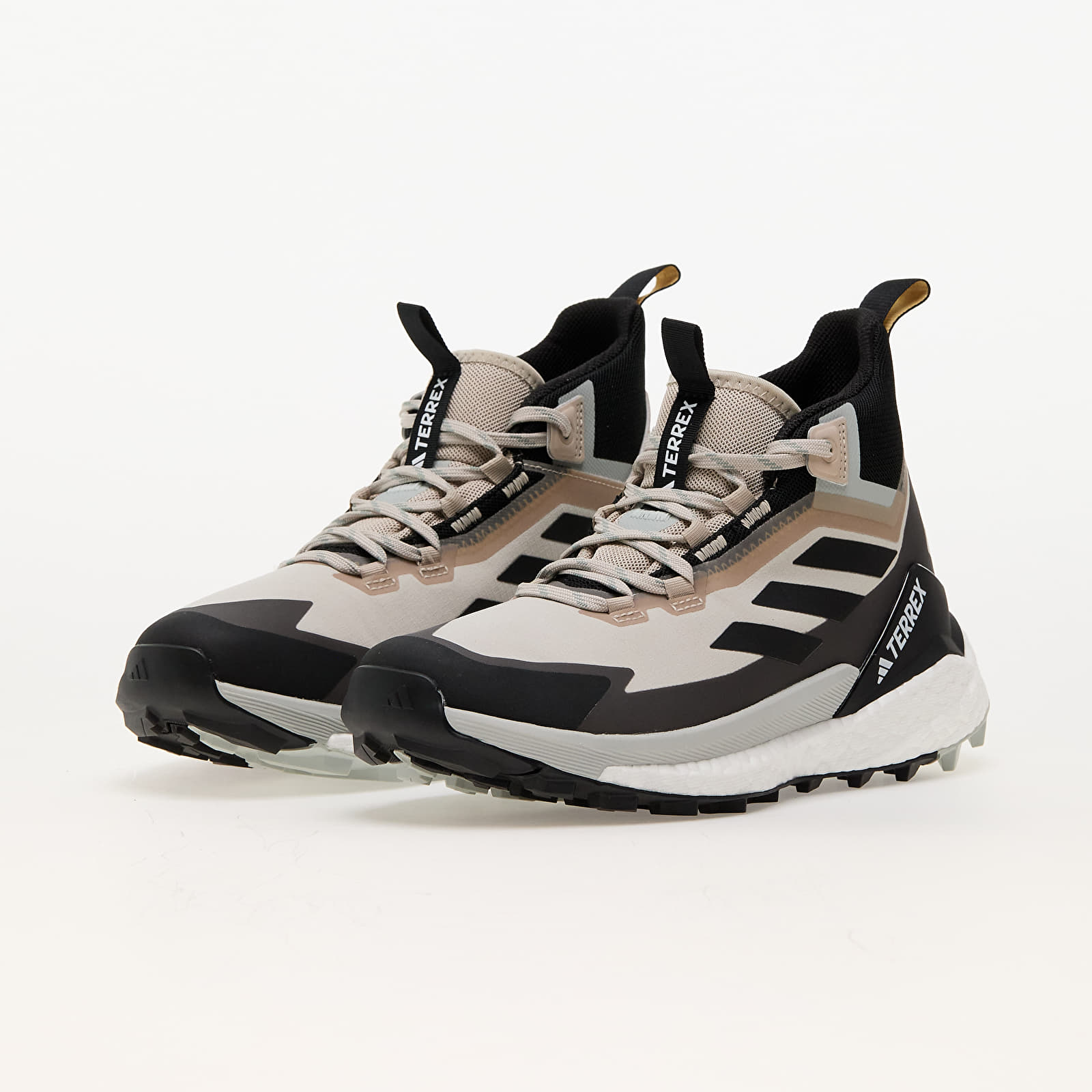 Pánské tenisky a boty adidas Terrex Free Hiker 2 GTX Wonder Beige/ Core Black/ Semi Spark