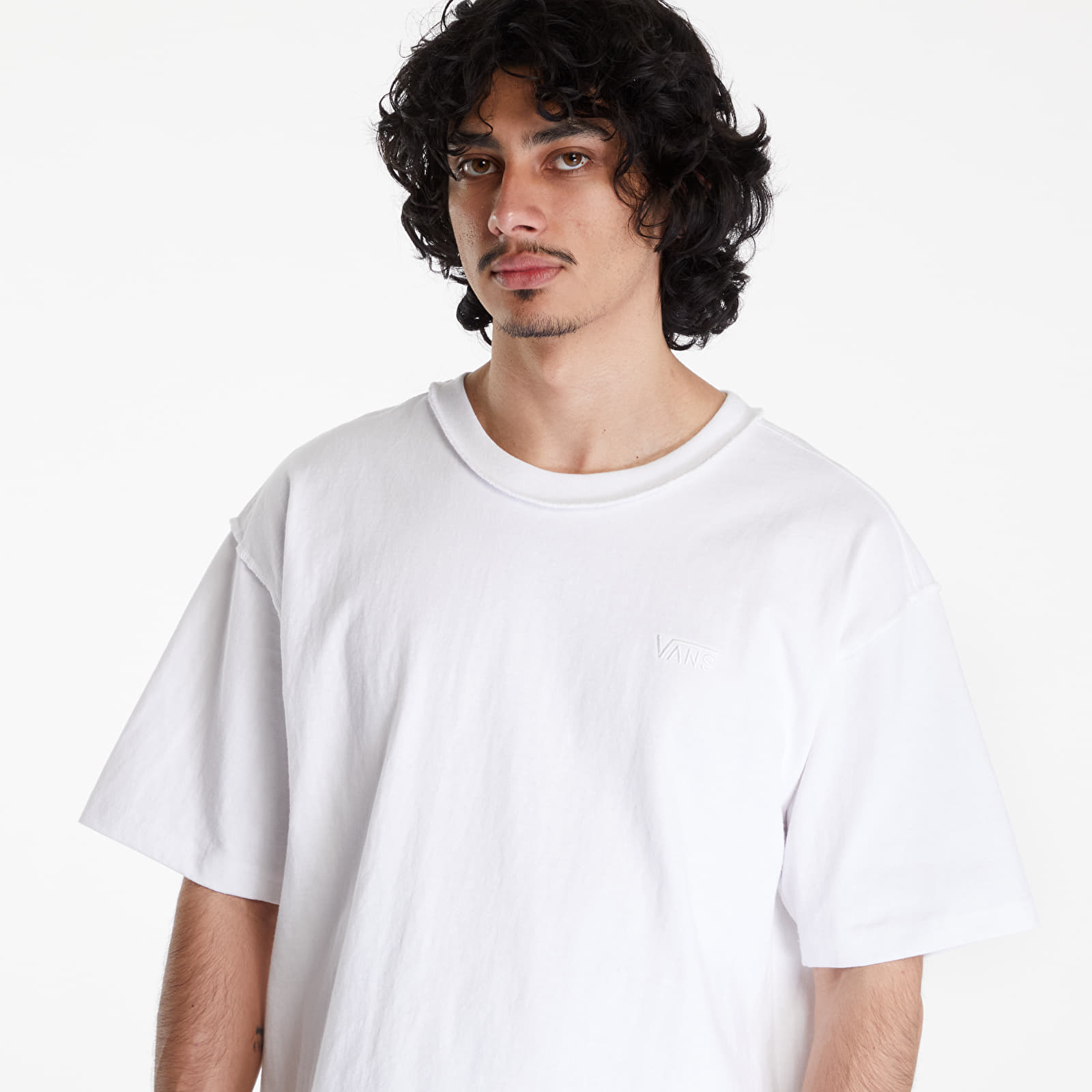 Marškinėliai Vans LX Premium Short Sleeve Tee White