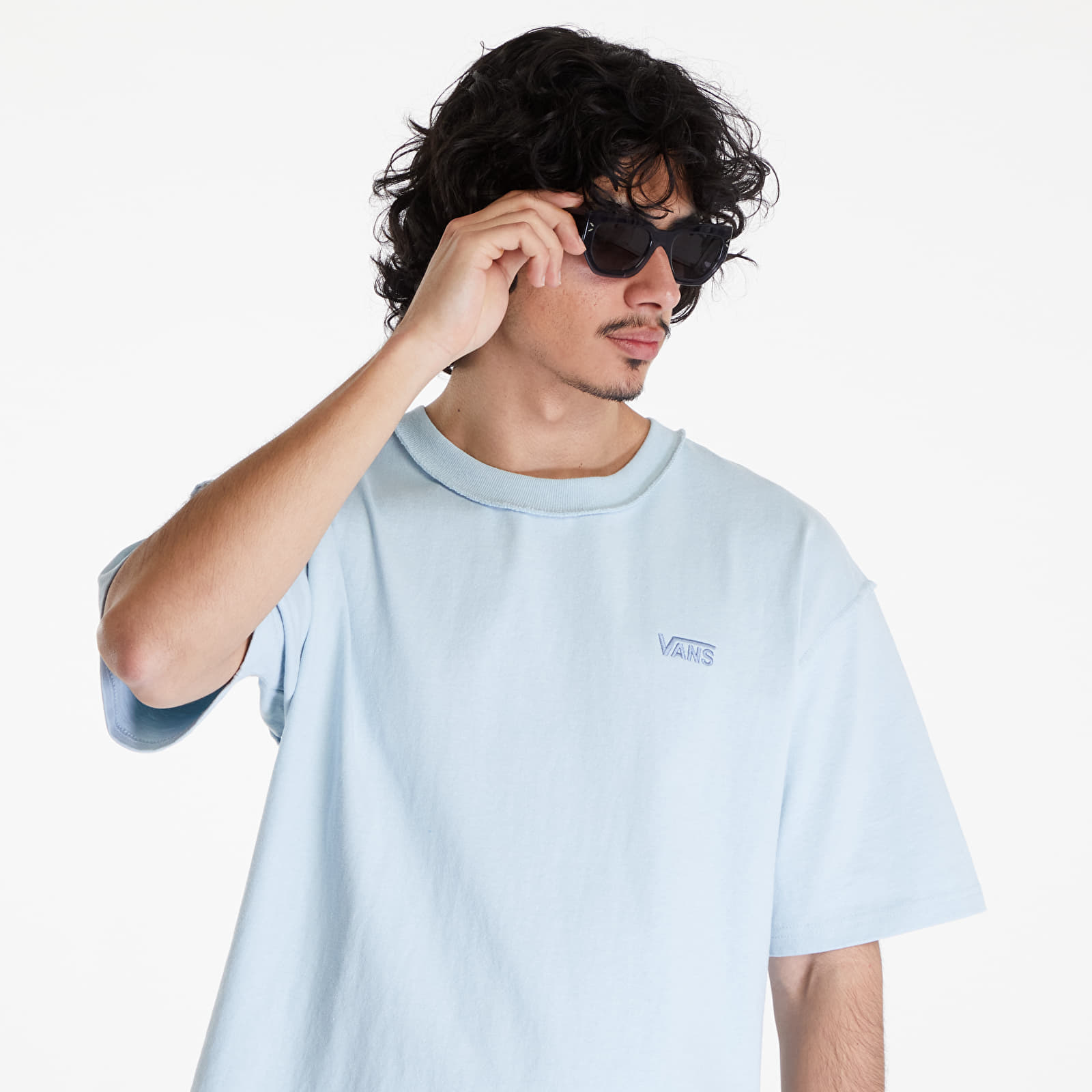 Tricou Vans LX Premium Short Sleeve Tee Winter Sky - 1 | YEO