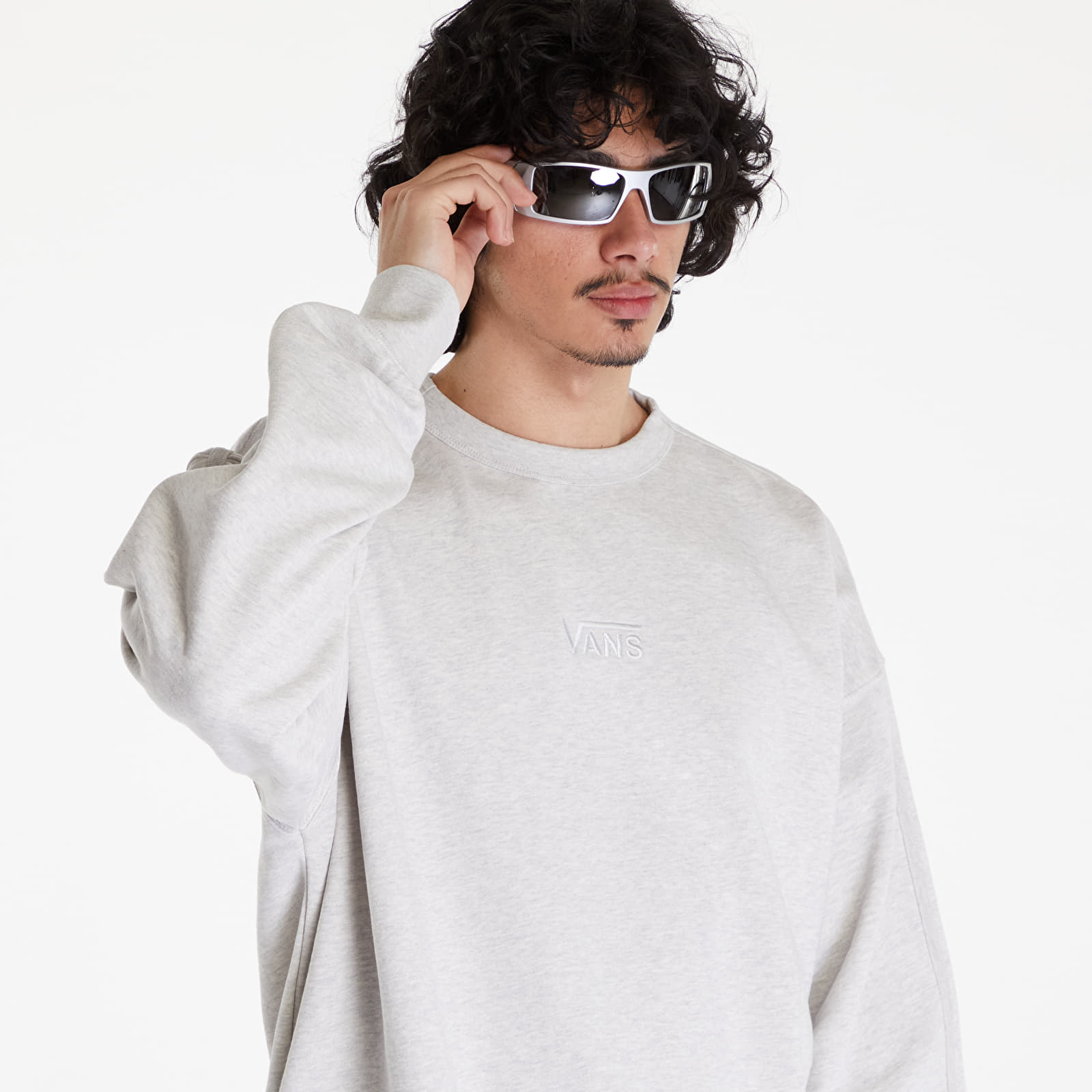 Sweatjacken und Sweatshirts Vans Premium Standards Fleece LX Crew Ash Heather
