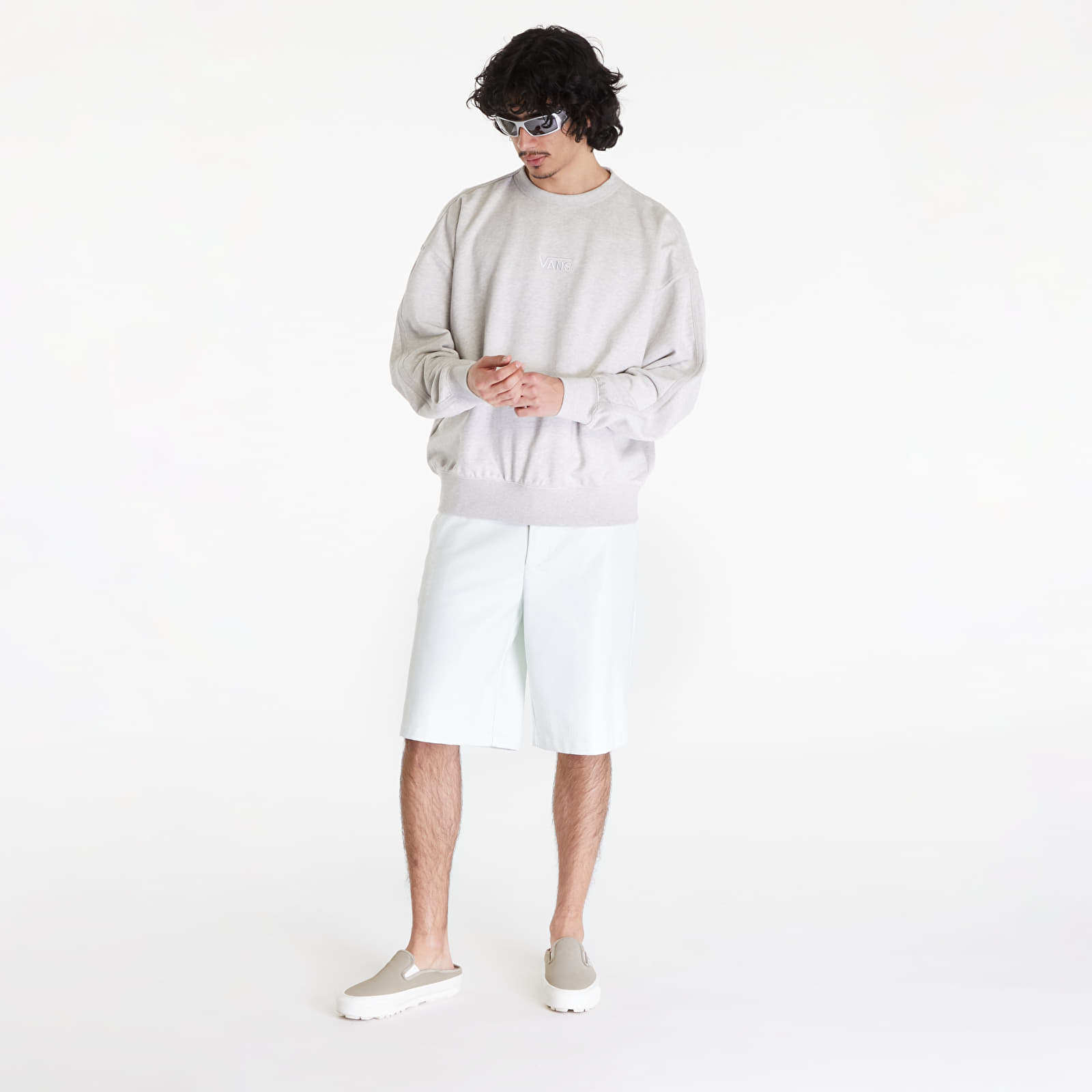 Sweatjacken und Sweatshirts Vans Premium Standards Fleece LX Crew Ash Heather