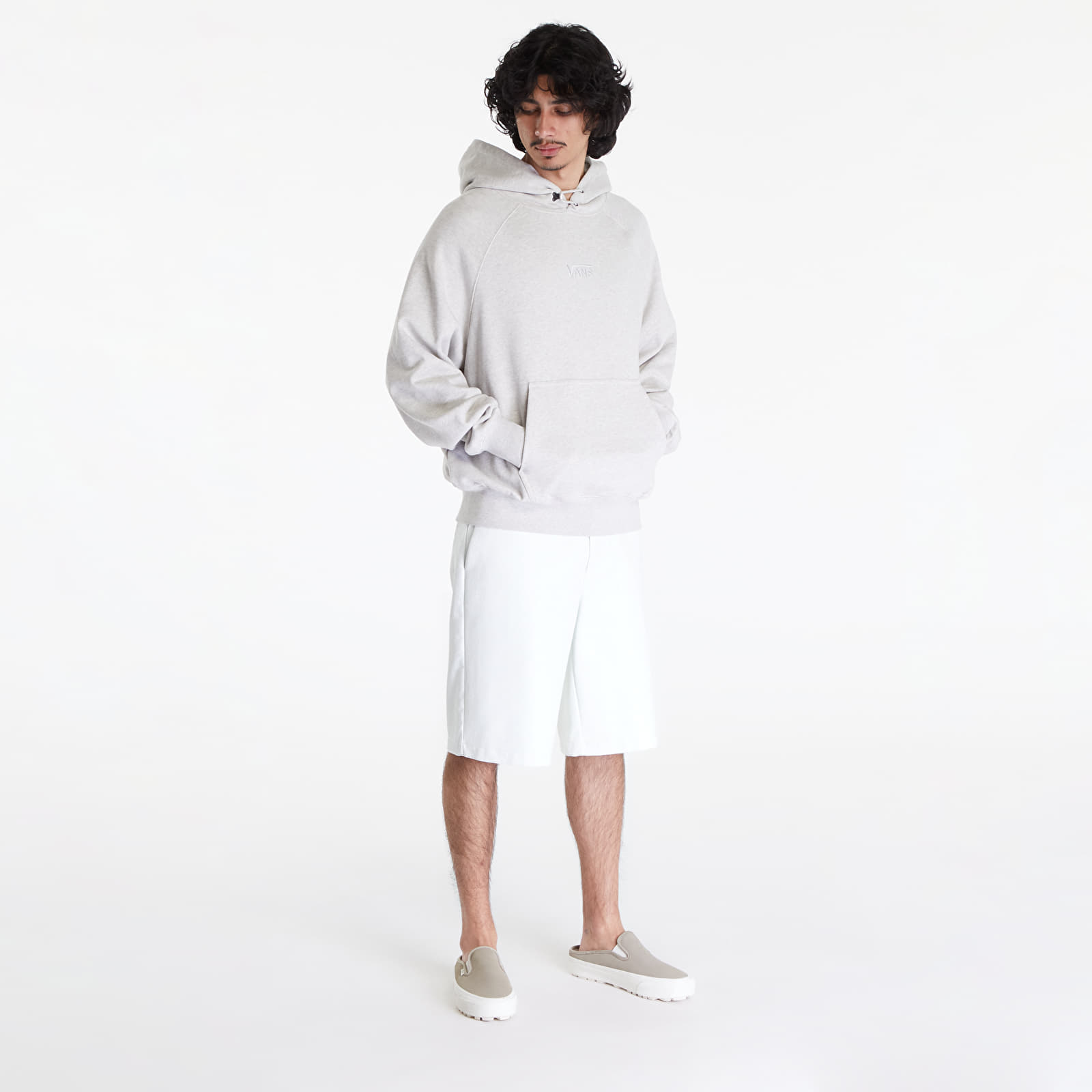 Kapucnis pulóverek és pulcsik Vans Premium Standards Fleece LX Hoodie Ash Heather