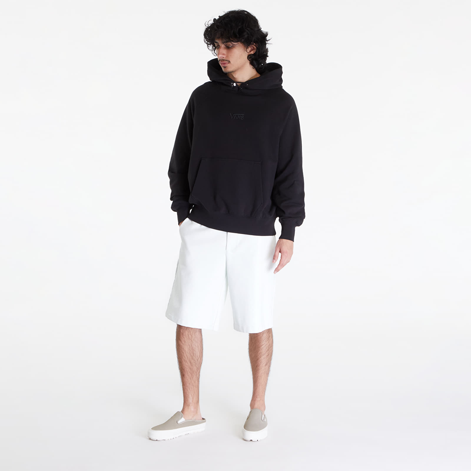 Mikiny Vans Premium Standards Fleece LX Hoodie Black