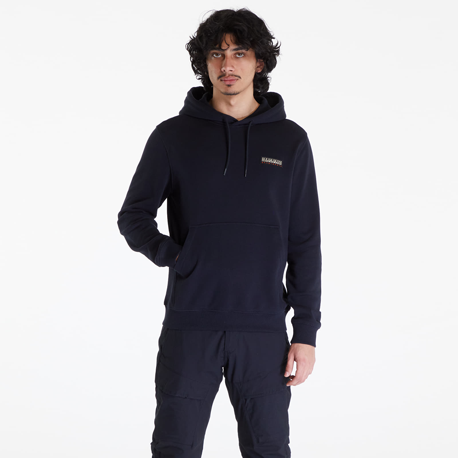 Mikiny Napapijri Iaato H S Sweatshirt Black