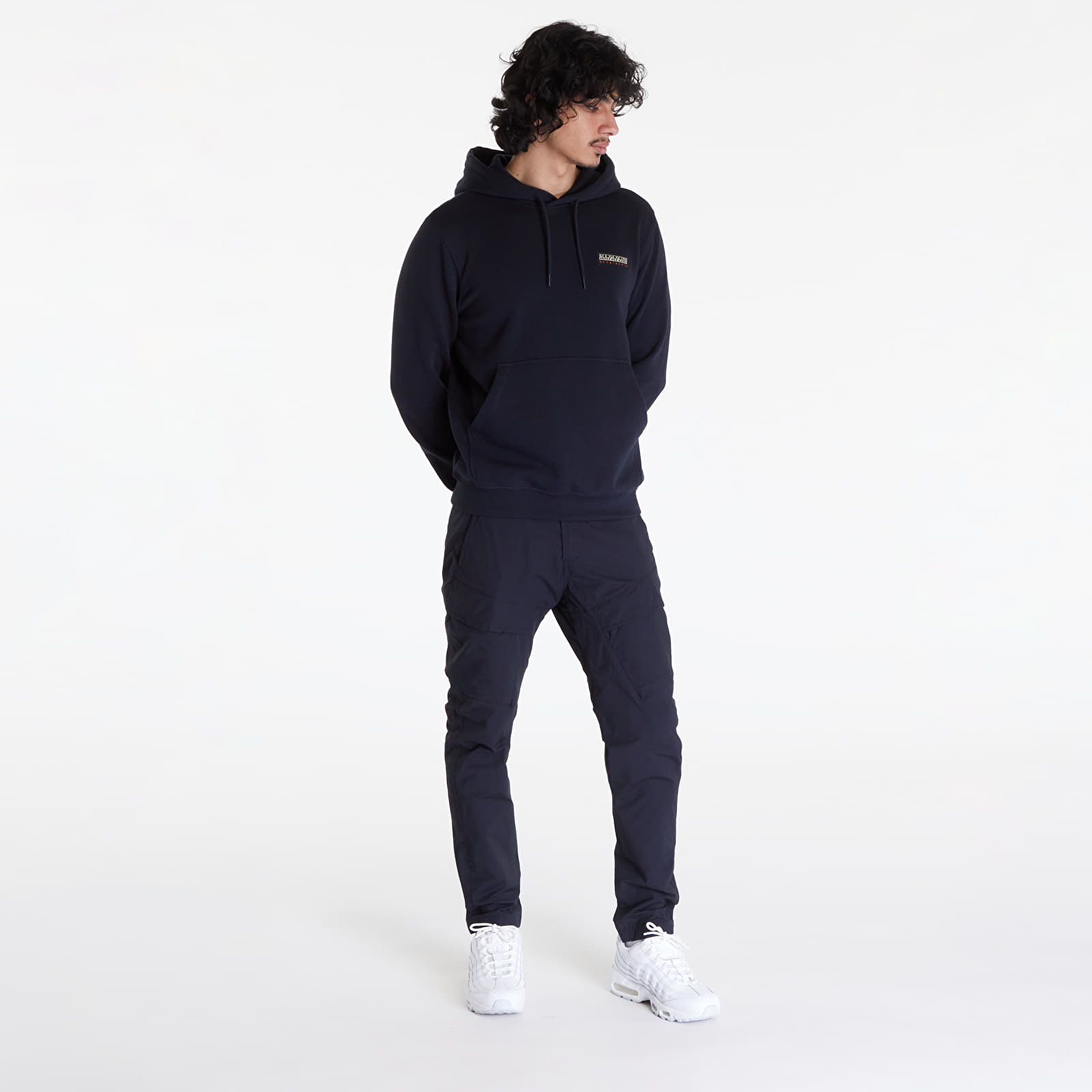 Mikiny Napapijri Iaato H S Sweatshirt Black