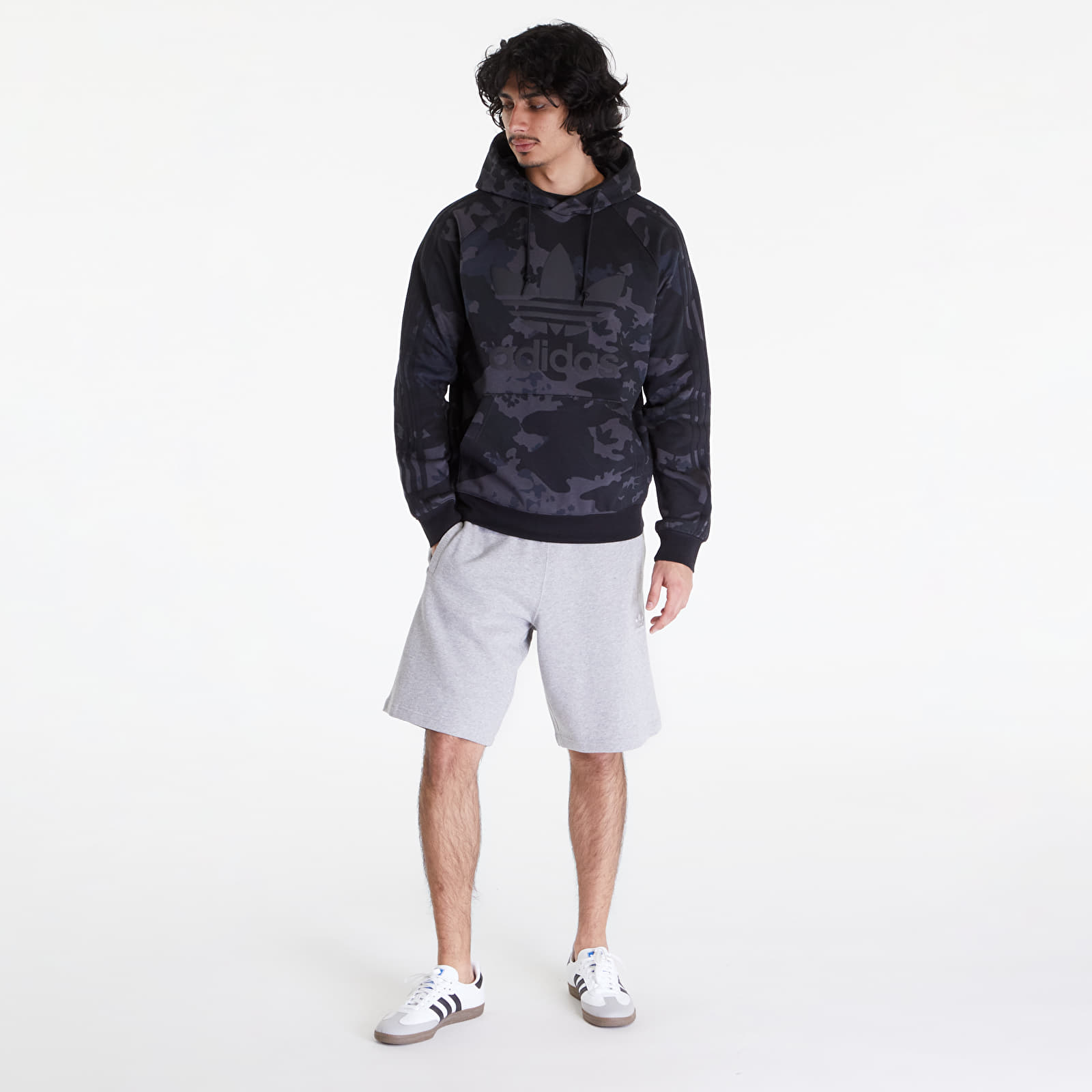 Adidas blackbird camo hoodie top