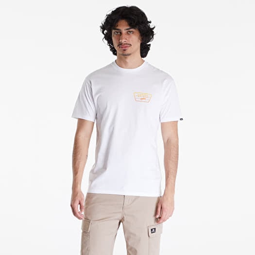 T-shirt Vans Full Patch Back SS Tee White/ Copper Tan