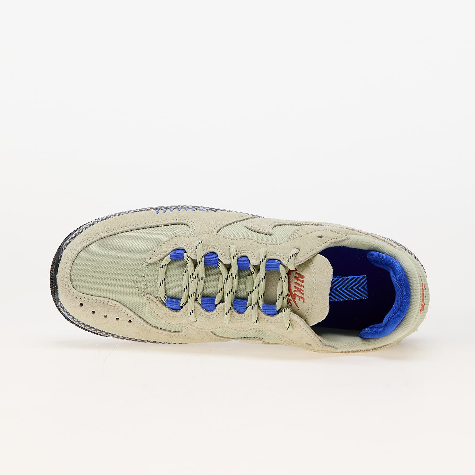 Zapatillas mujer Nike W Air Force 1 Wild Olive Aura/ Racer Blue-Aquarius Blue