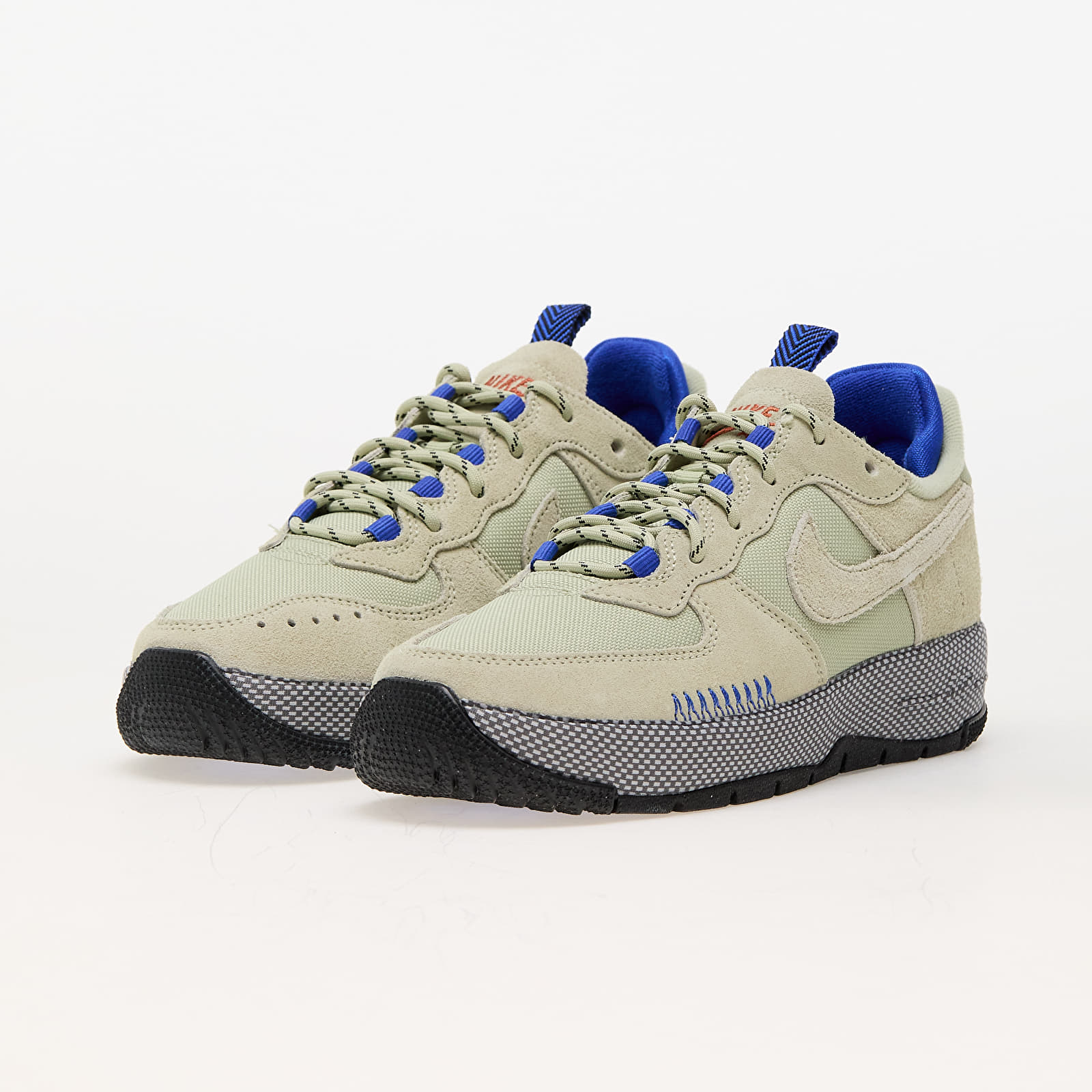 Zapatillas mujer Nike W Air Force 1 Wild Olive Aura/ Racer Blue-Aquarius Blue