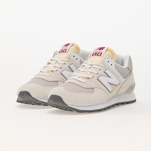 New balance hombre 574 white discount