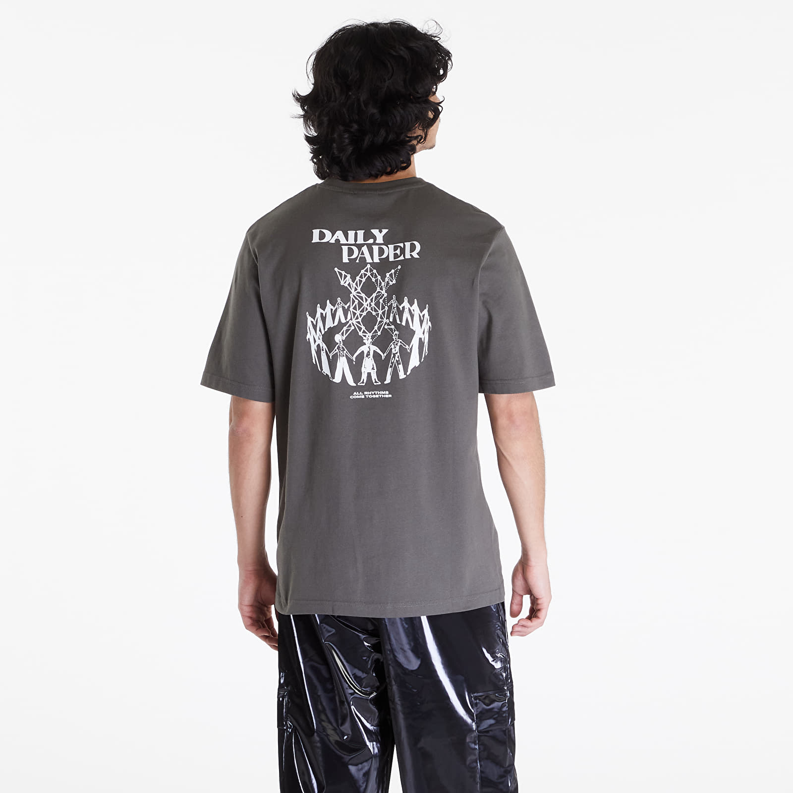 Koszulki Daily Paper Hand In Hand Short Sleeve Tee Chimera Green