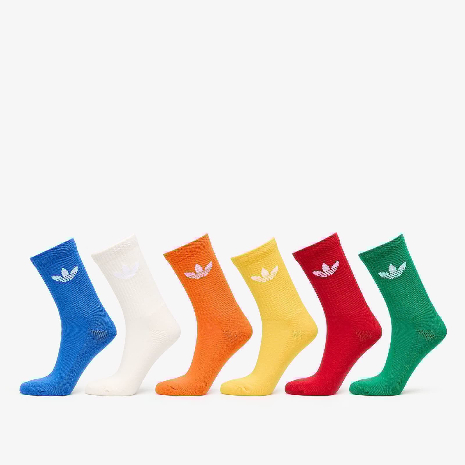 Șosete adidas Trefoil Cushion Crew Sock 6-Pack Multicolor L