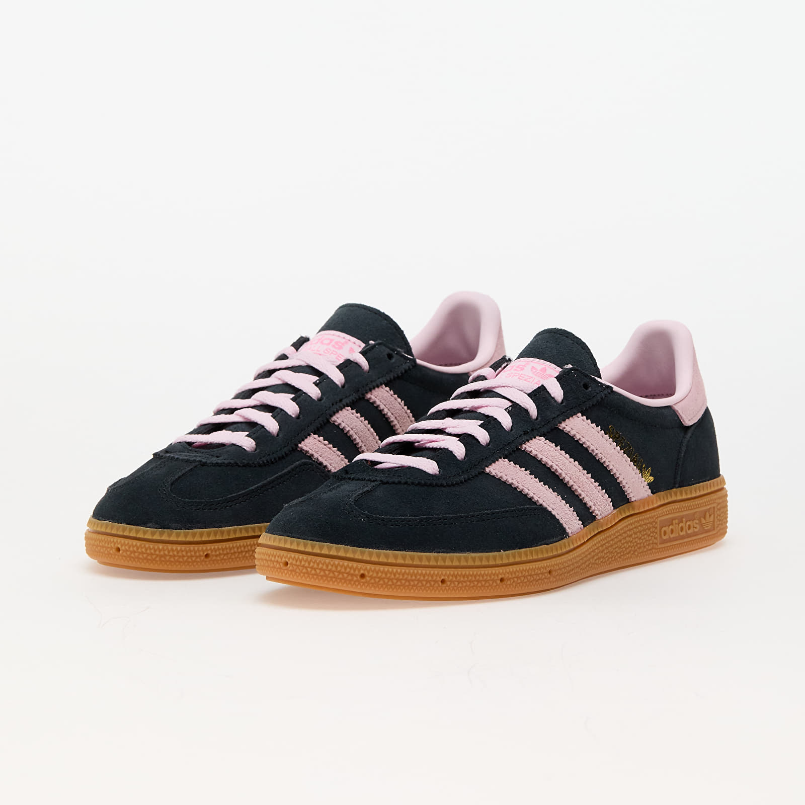 Damen Sneaker und Schuhe adidas Handball Spezial W Core Black Clear Pink Gum1 Footshop