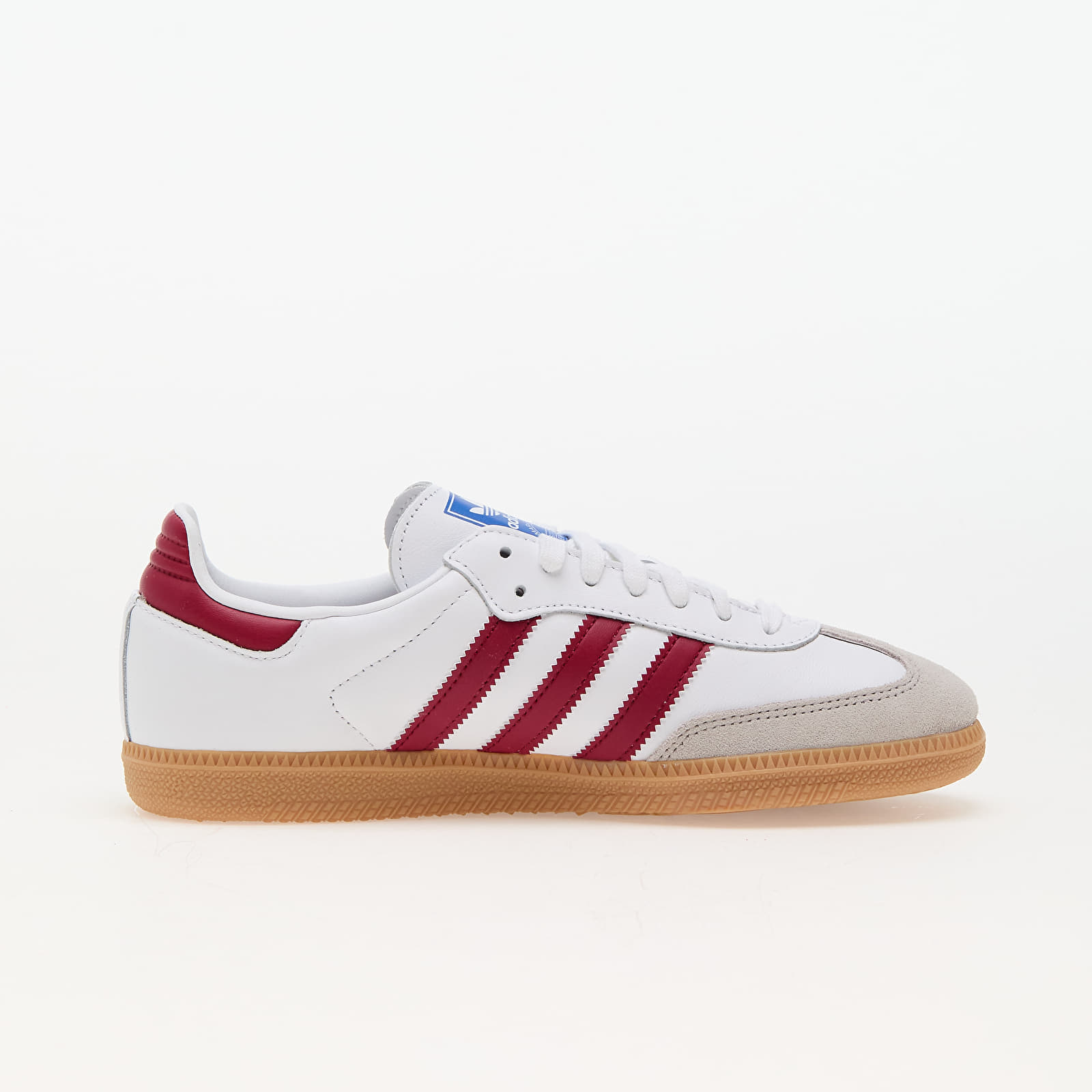 Meeste kingad adidas Samba Og Ftw White/ Core Burgundy/ Gum