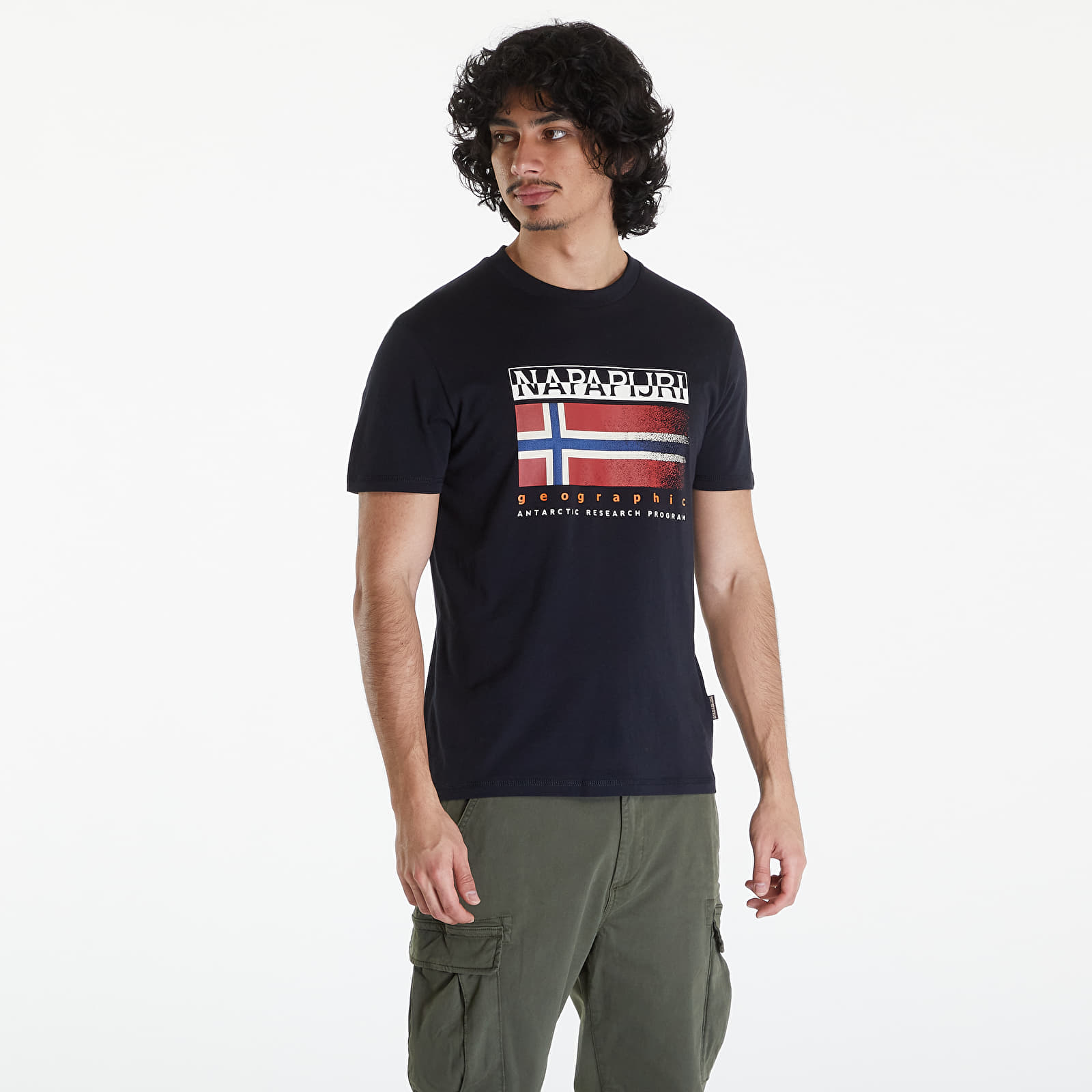 T-Shirts Napapijri S-Kreis Tee Black
