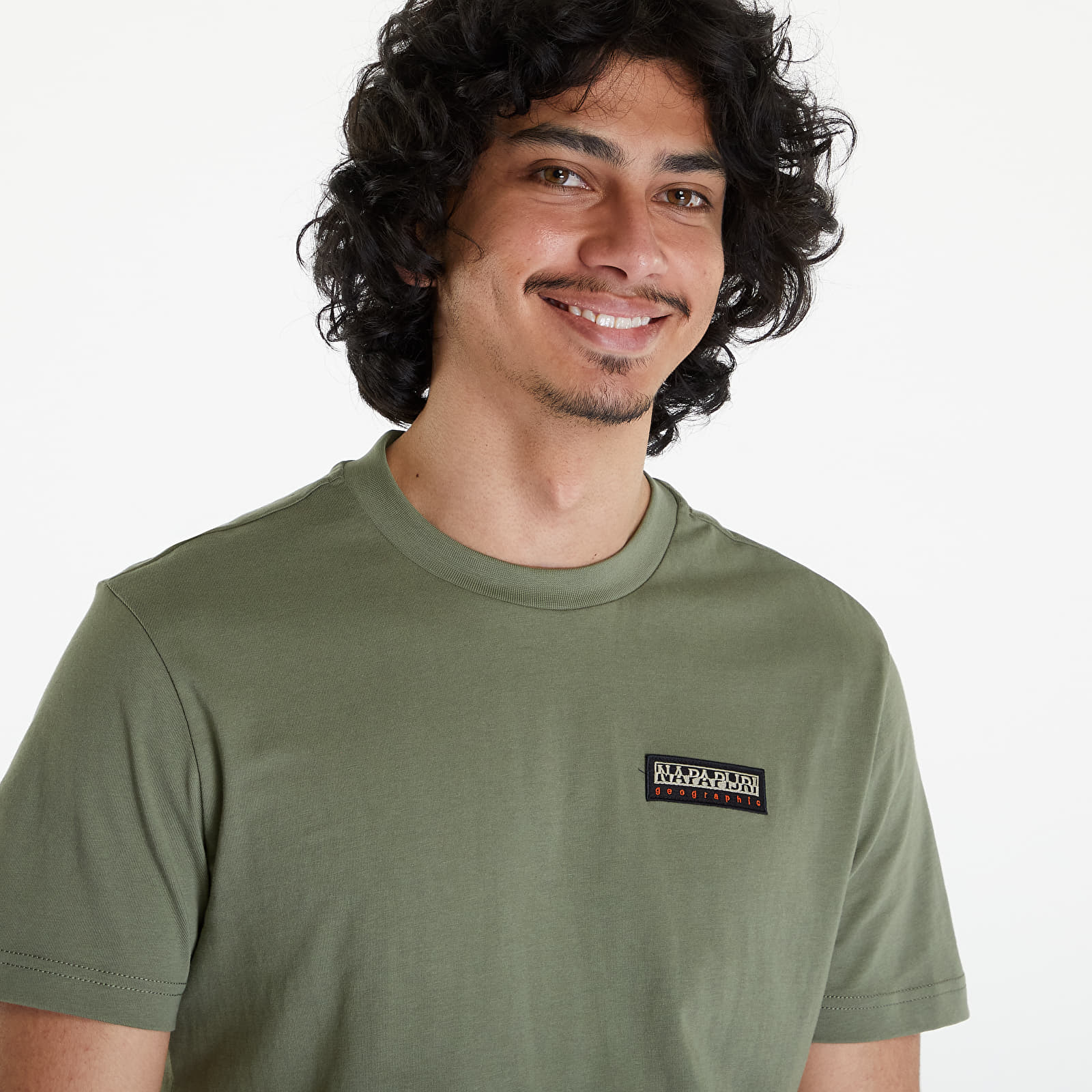 T-shirts Napapijri S-Iaato Tee Green Lichen