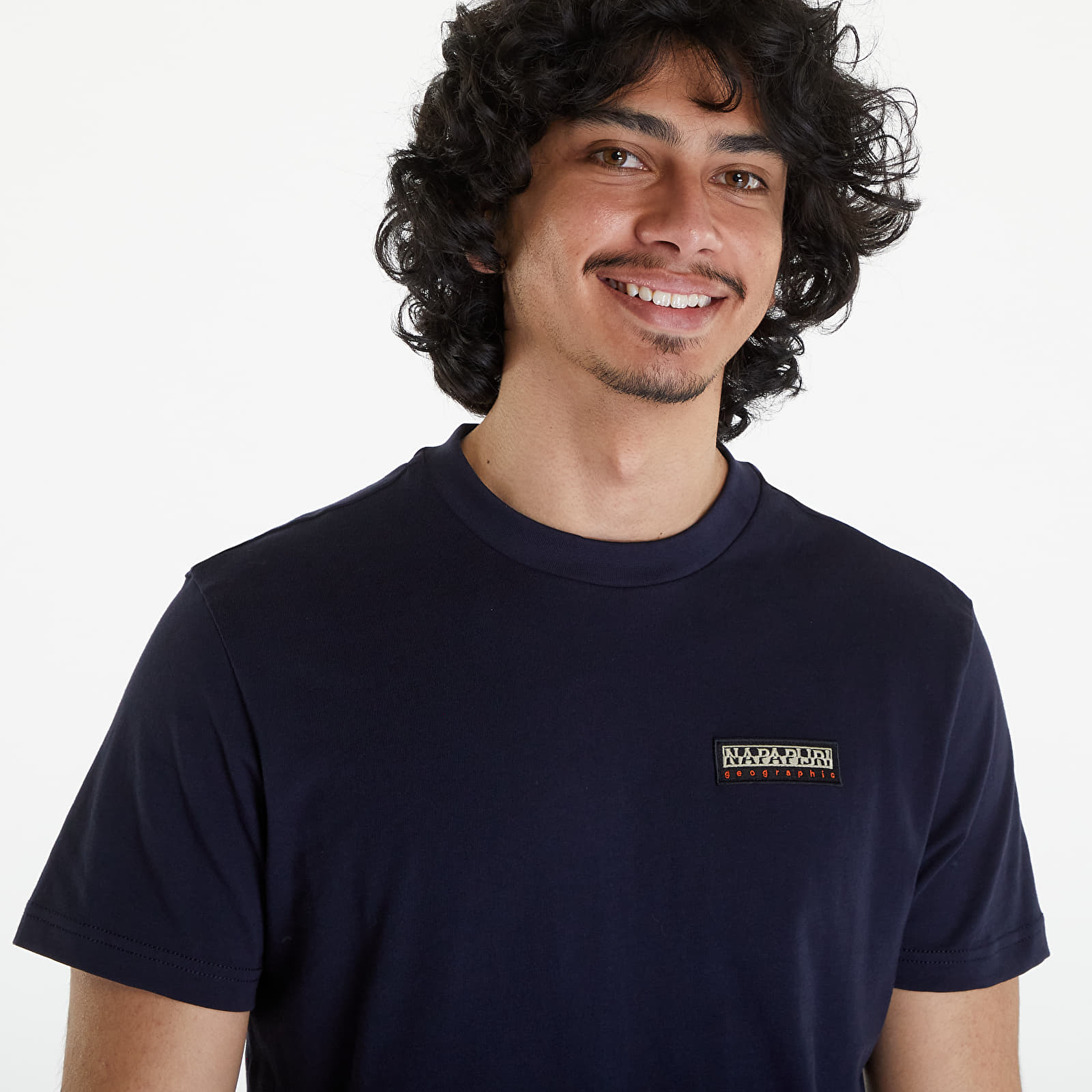 T-Shirts Napapijri S-Iaato Tee Blue Marine