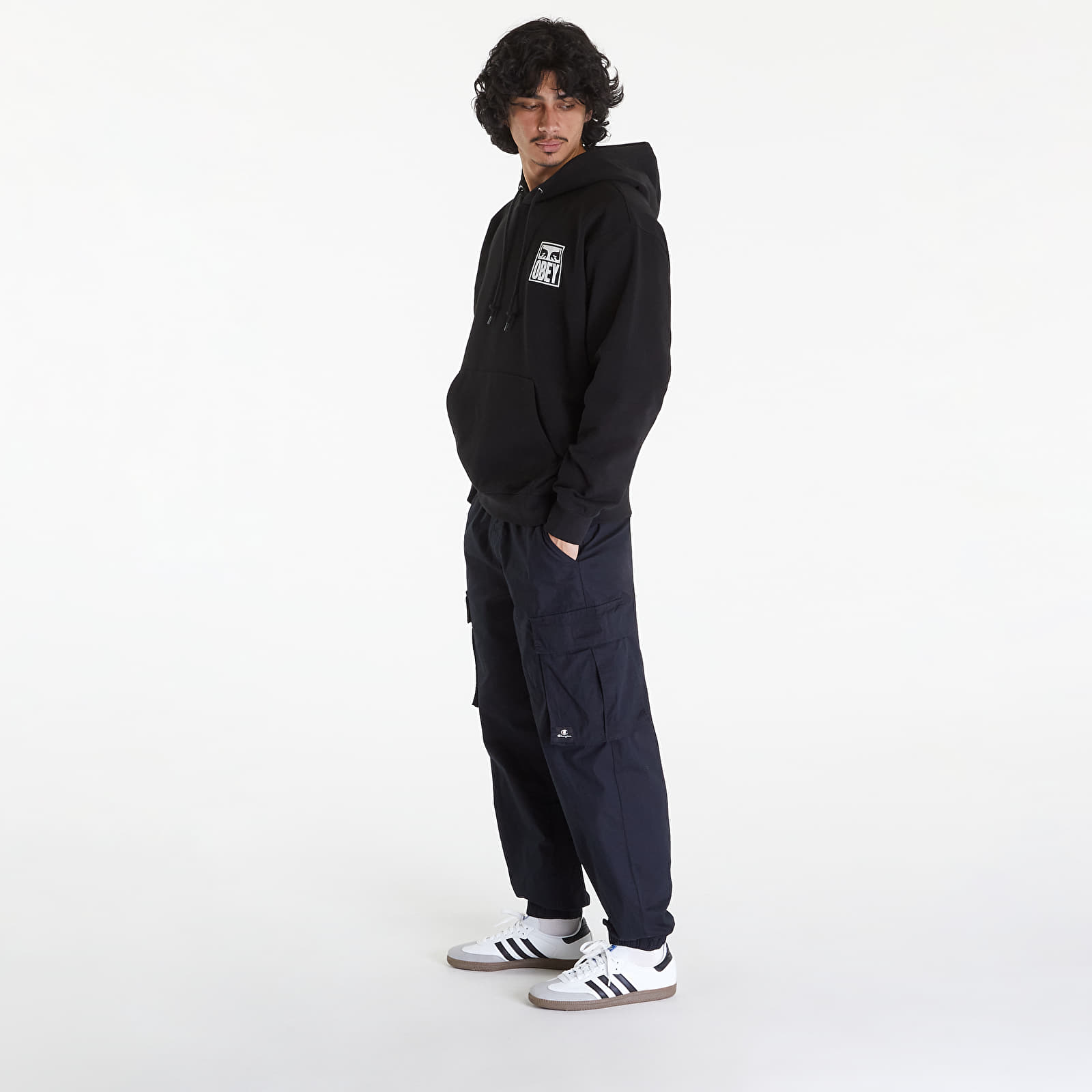 Hoodies and sweatshirts  OBEY Eyes Icon 2 Hoodie Black