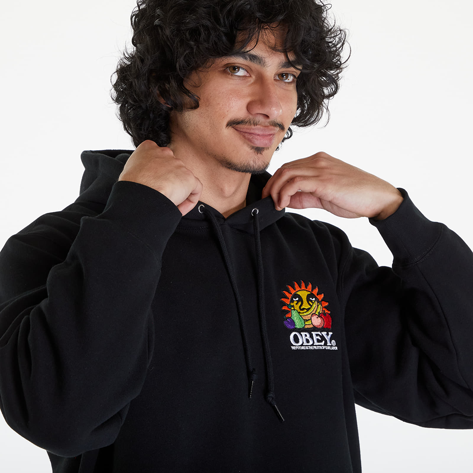 Hoodies and sweatshirts  OBEY Our Labor Hood Black