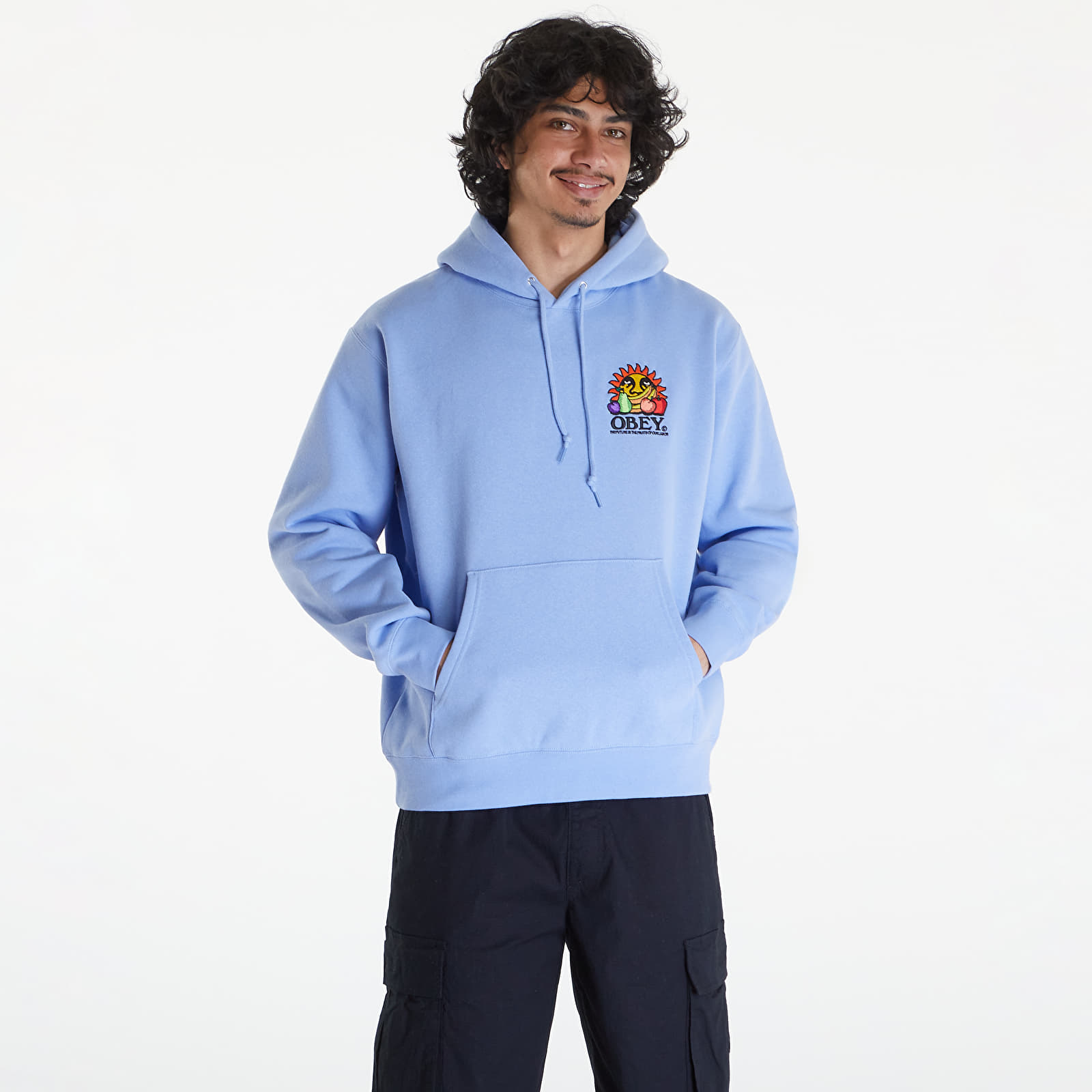 Hoodies and sweatshirts OBEY Our Labor Hood Hydrangea Footshop