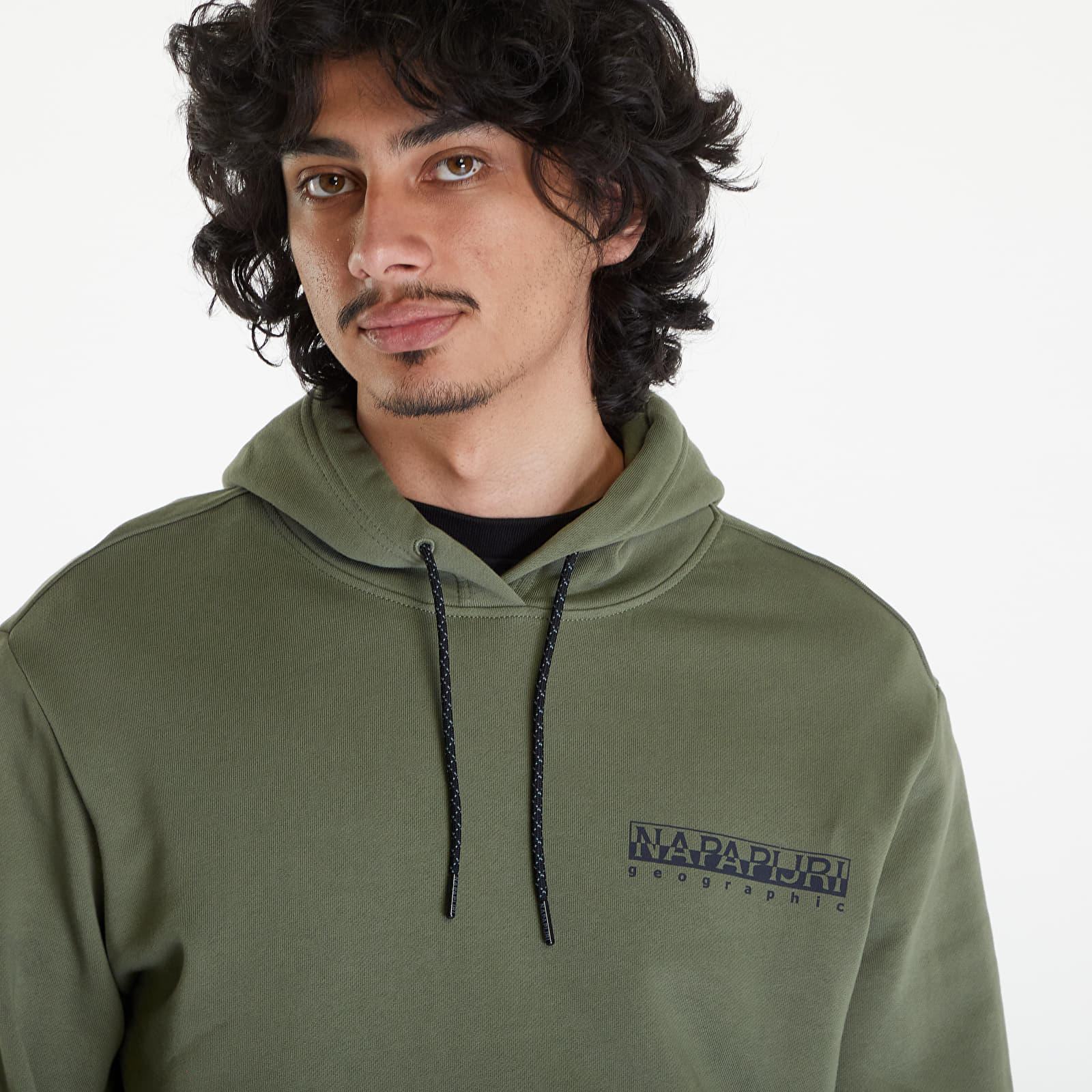 Sweatjacken und Sweatshirts Napapijri B-Boyd Hoody Green Lichen