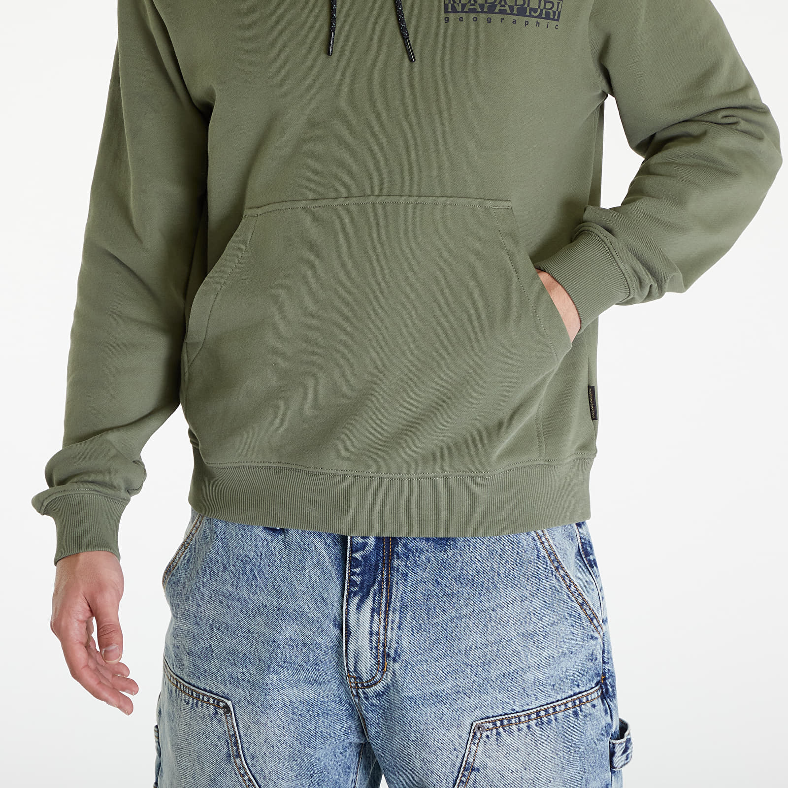 Sweatjacken und Sweatshirts Napapijri B-Boyd Hoody Green Lichen