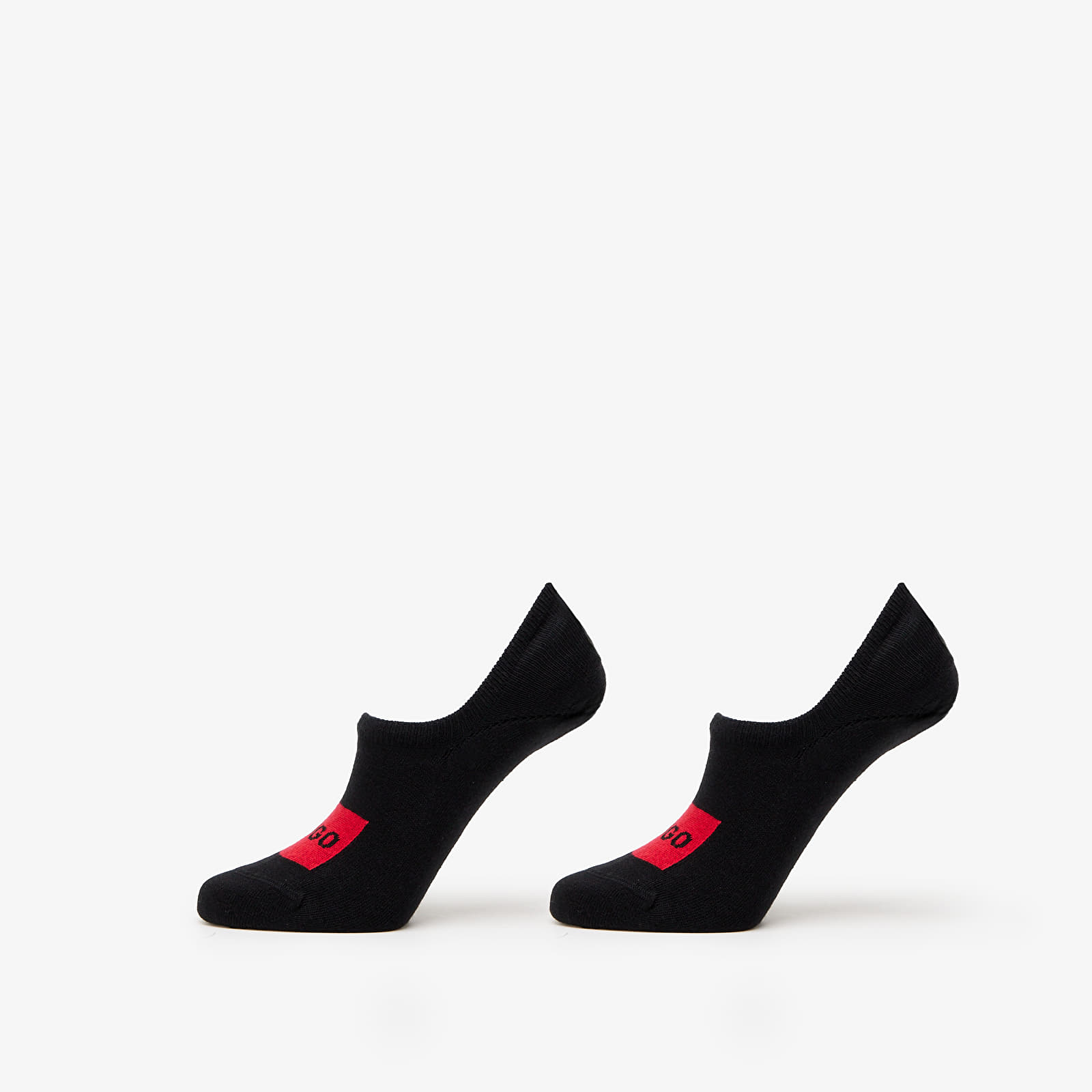 Κάλτσες Hugo Boss Low Cut Label Socks 2-Pack Black