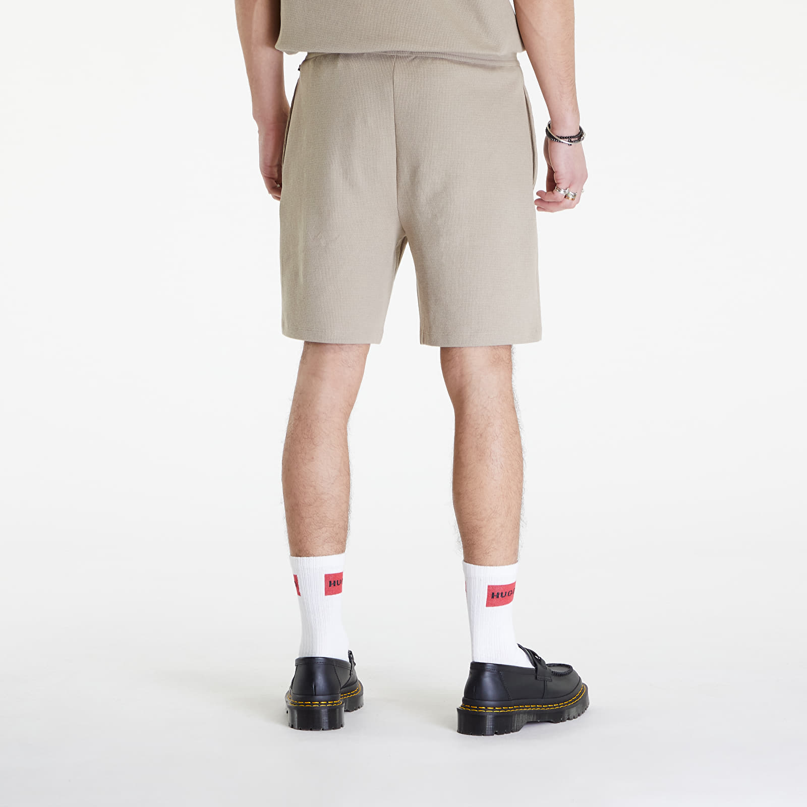 Shortsit Hugo Boss Waffle Shorts Brown