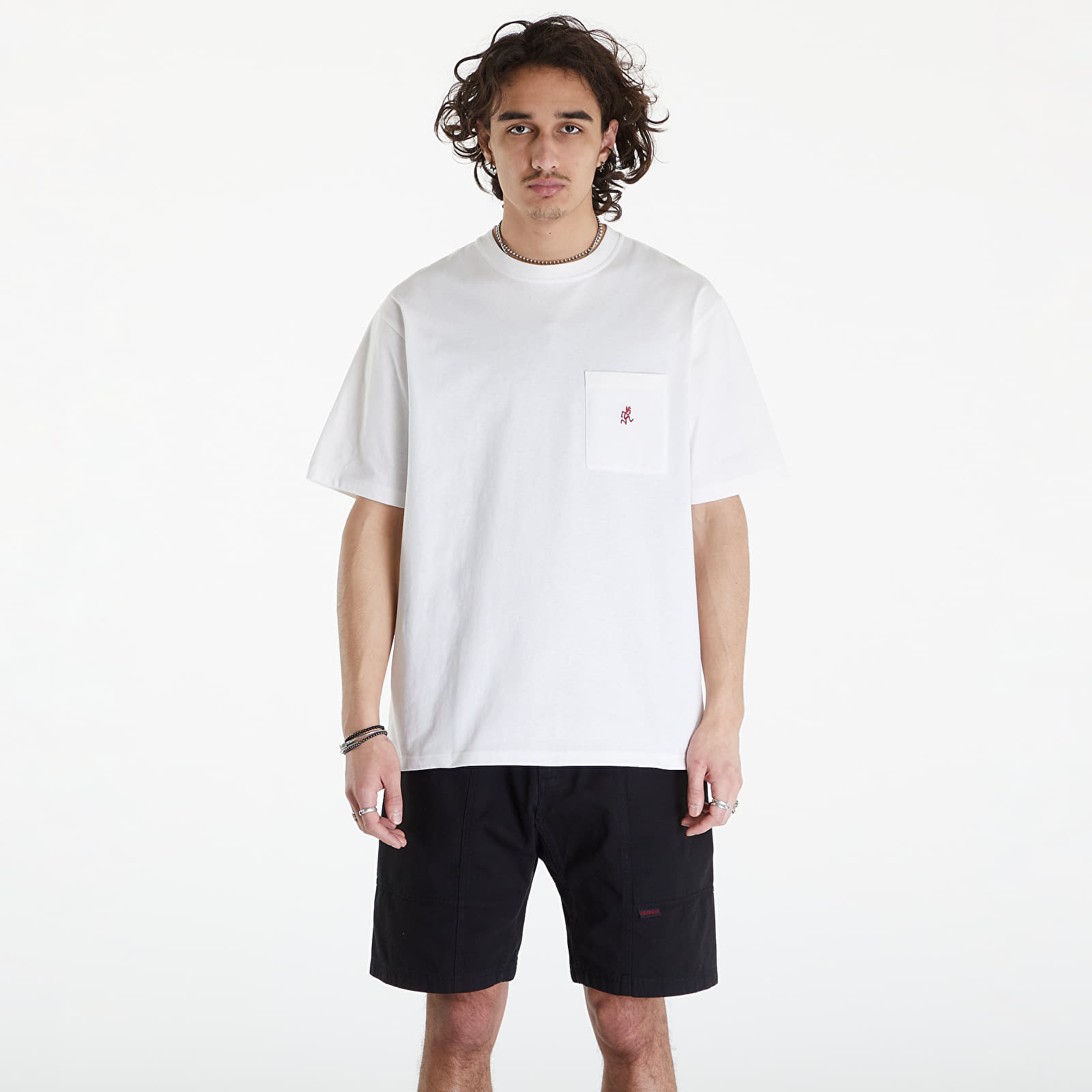 T-paidat Gramicci Classic One Point Tee White