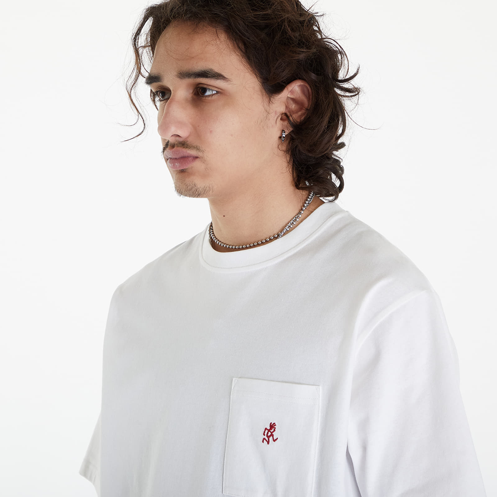 T-paidat Gramicci Classic One Point Tee White