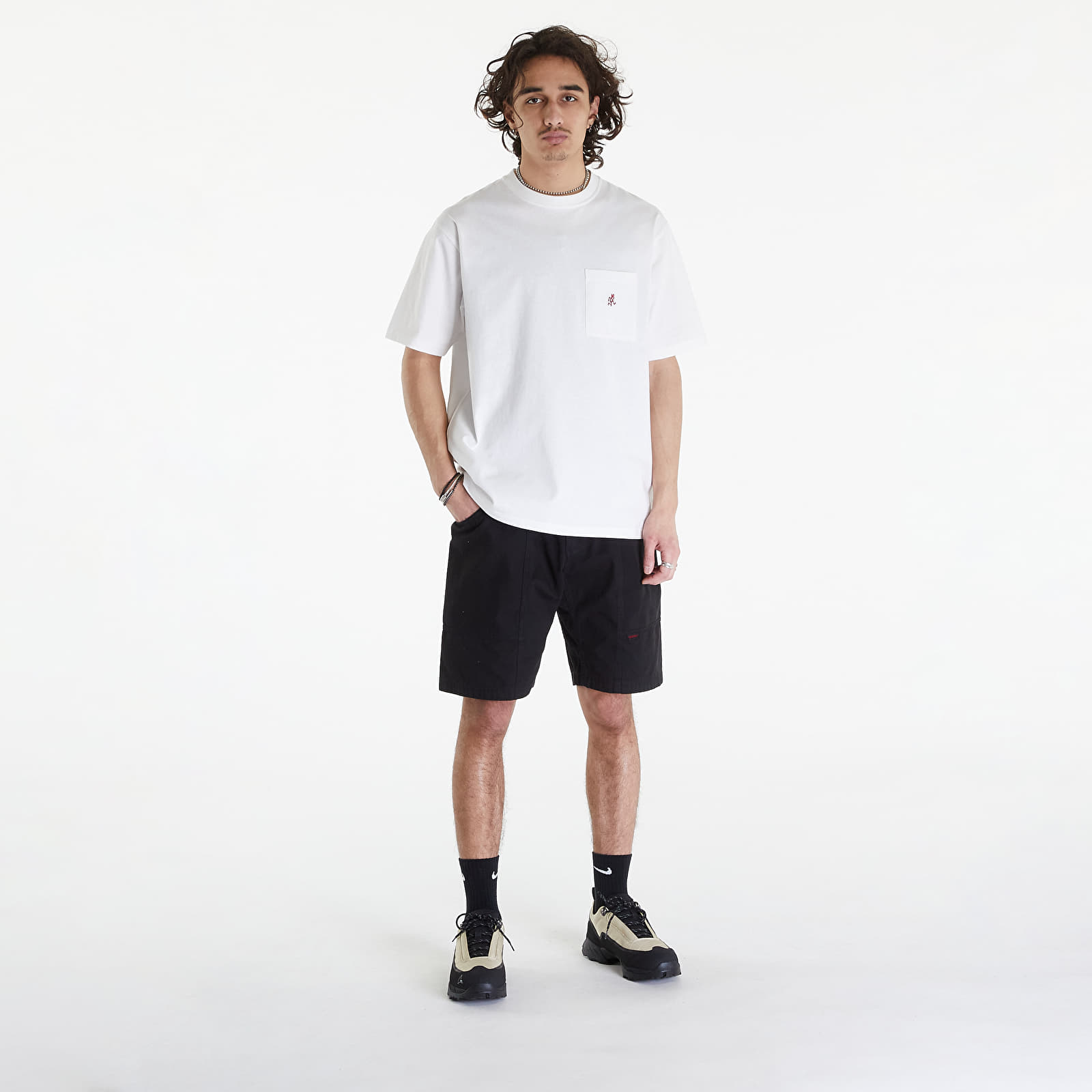 T-paidat Gramicci Classic One Point Tee White