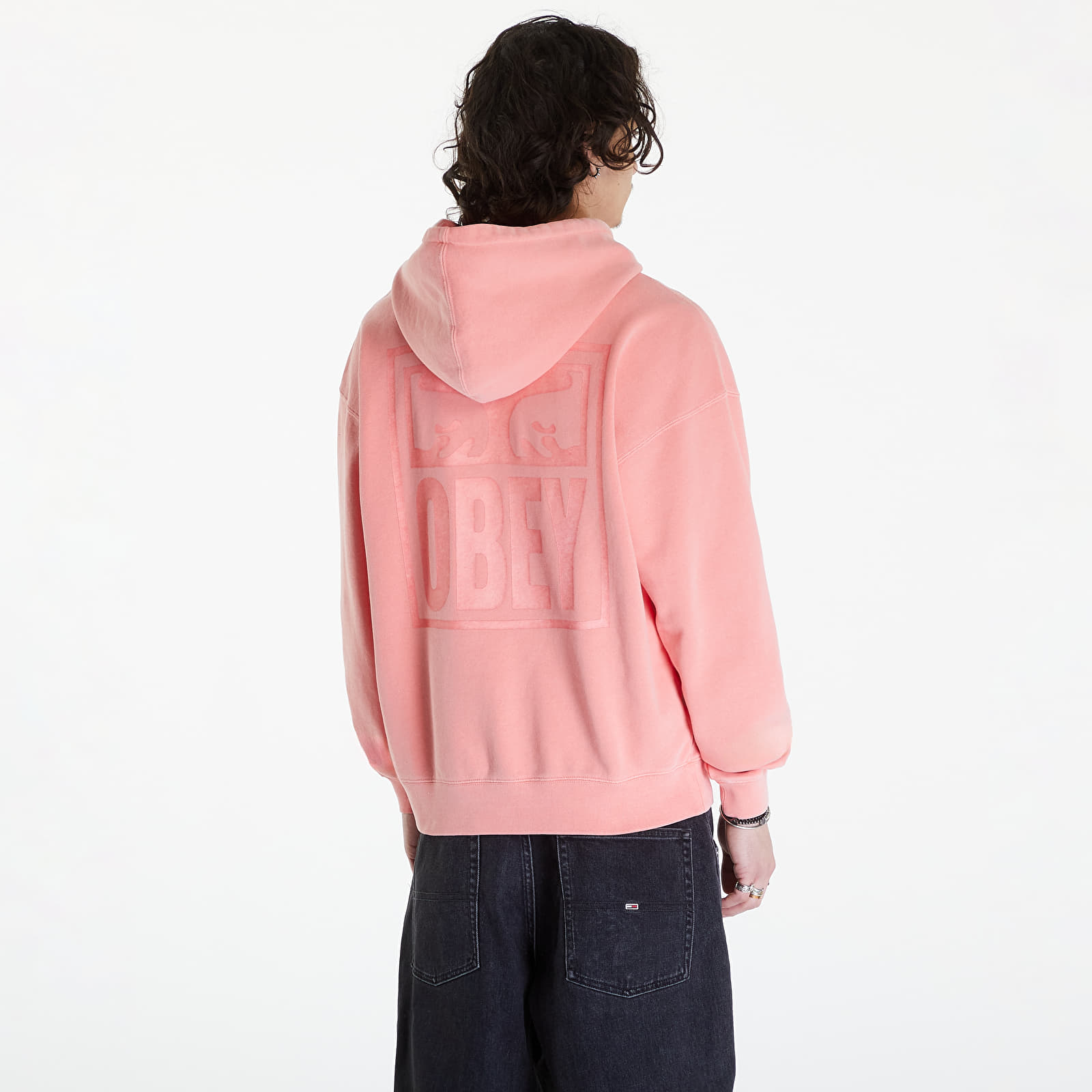 Hoodies and sweatshirts  OBEY Pigment Eyes Icon Extra H Pigment Shell Pink