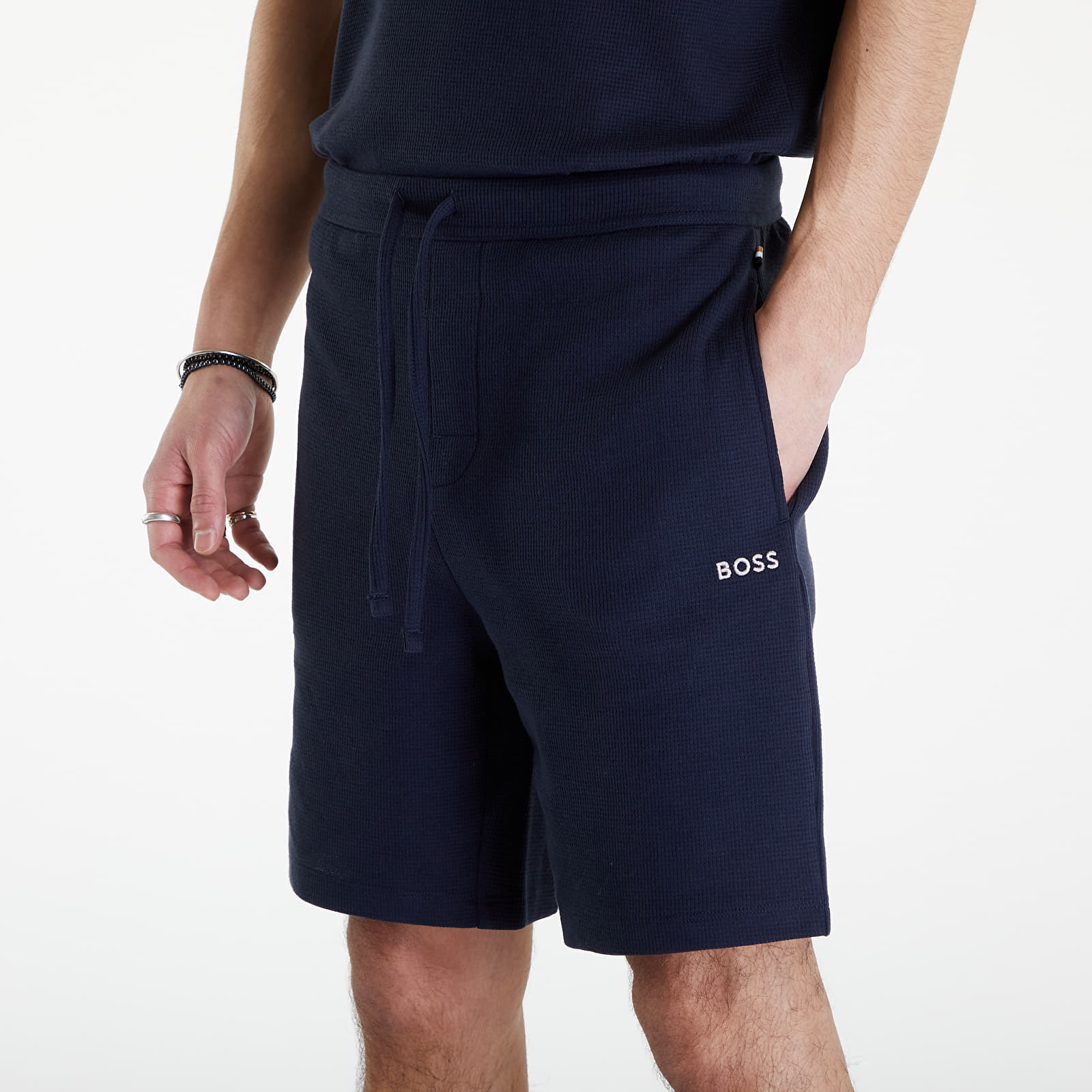 Navy hugo discount boss shorts