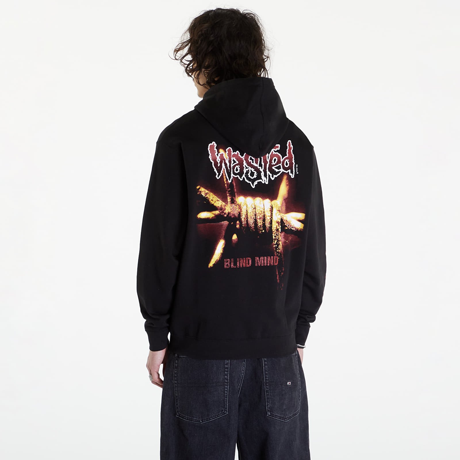 Hettegensere og sweatshirts Wasted Paris Hoodie Zip Blind Black