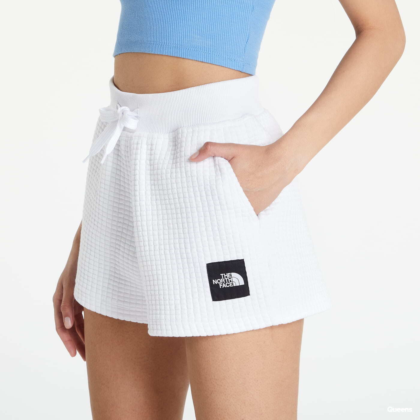 Szorty The North Face W Mhysa Quilted Shorts Tnf White