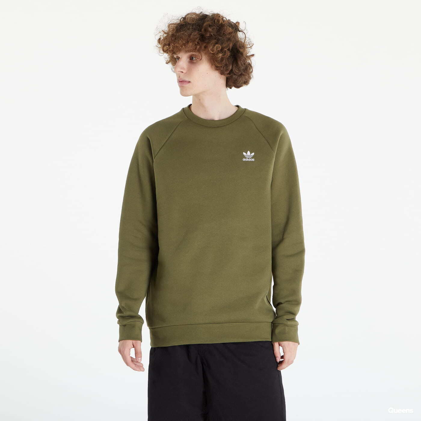 Sweats à capuche homme adidas Originals Essential Crew Green