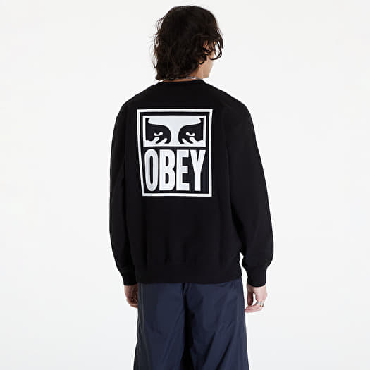 Sweatshirt Obey Eyes Icon 2 Crew Black L