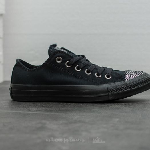 Women s shoes Converse Chuck Taylor All Star Ox Black Black Black Footshop