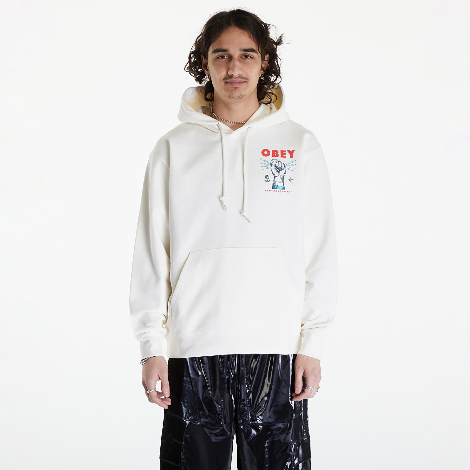 Koszulki OBEY New Clear Power T-Shirt Unbleached