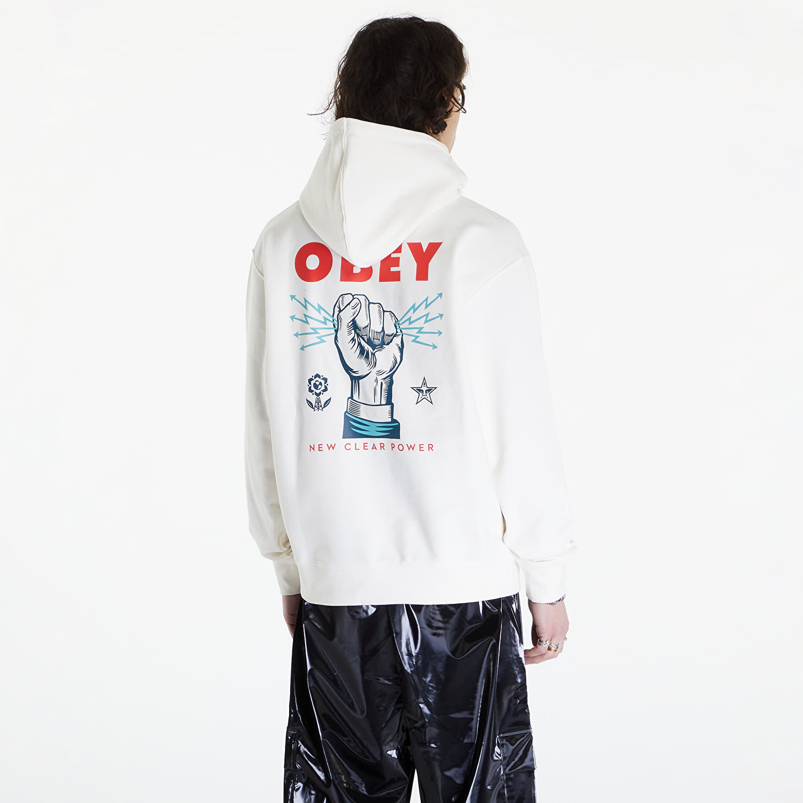 Koszulki OBEY New Clear Power T-Shirt Unbleached