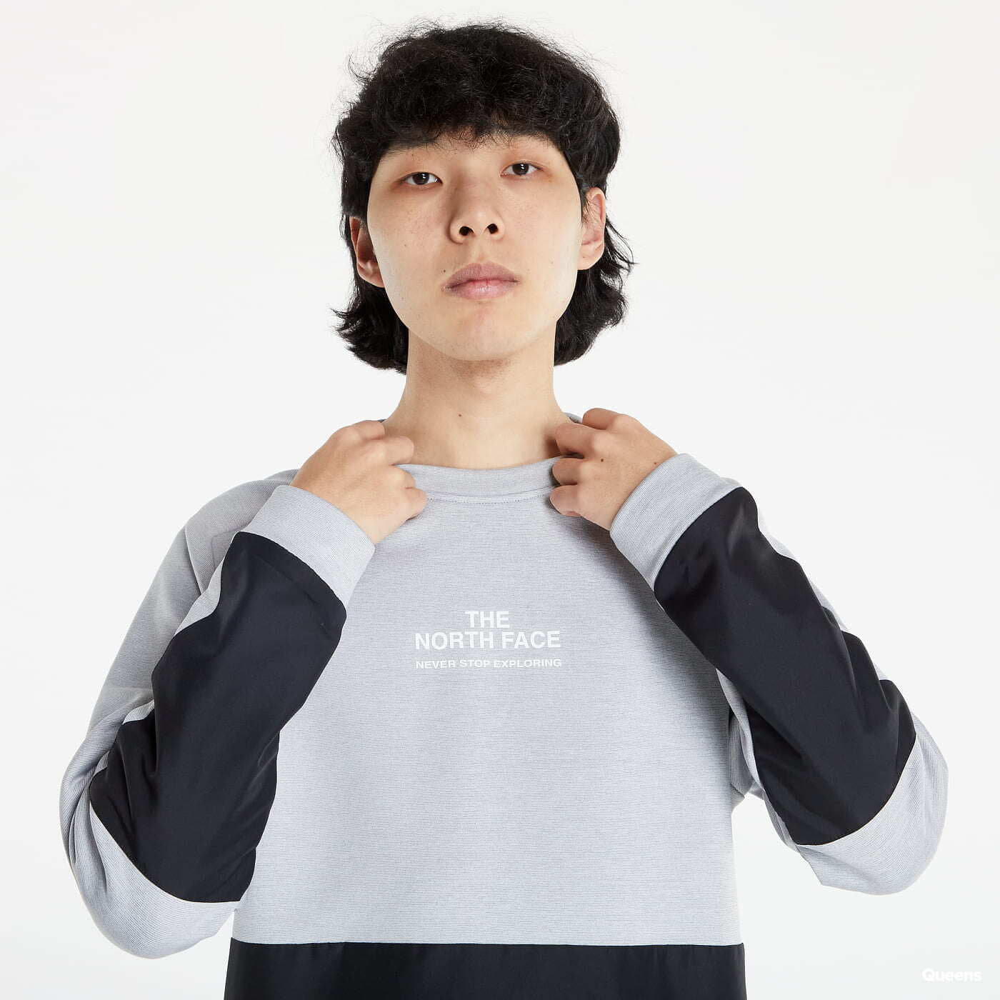 Sweatshirts The North Face M Ma Crew Fleece Tnflightgreyhthr/Tnfblack