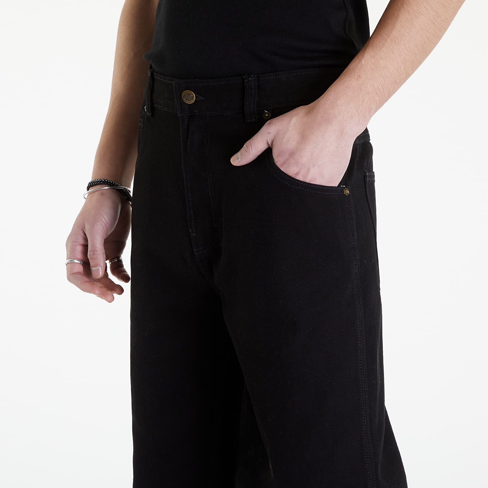 Jeans Dickies Houston Denim Trousers Rinsed Black