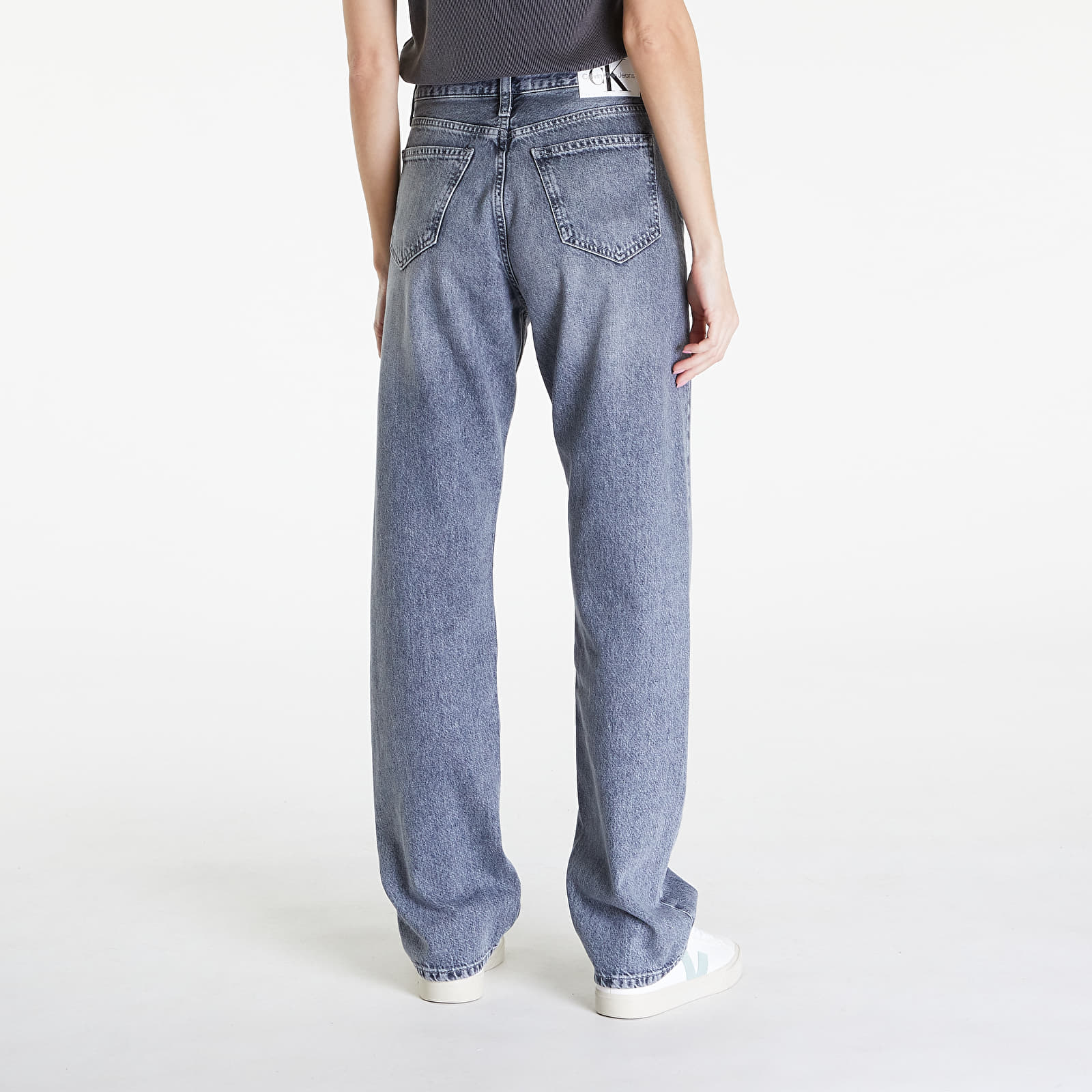Jeans Calvin Klein Jeans High Rise Straight Jeans Denim Grey