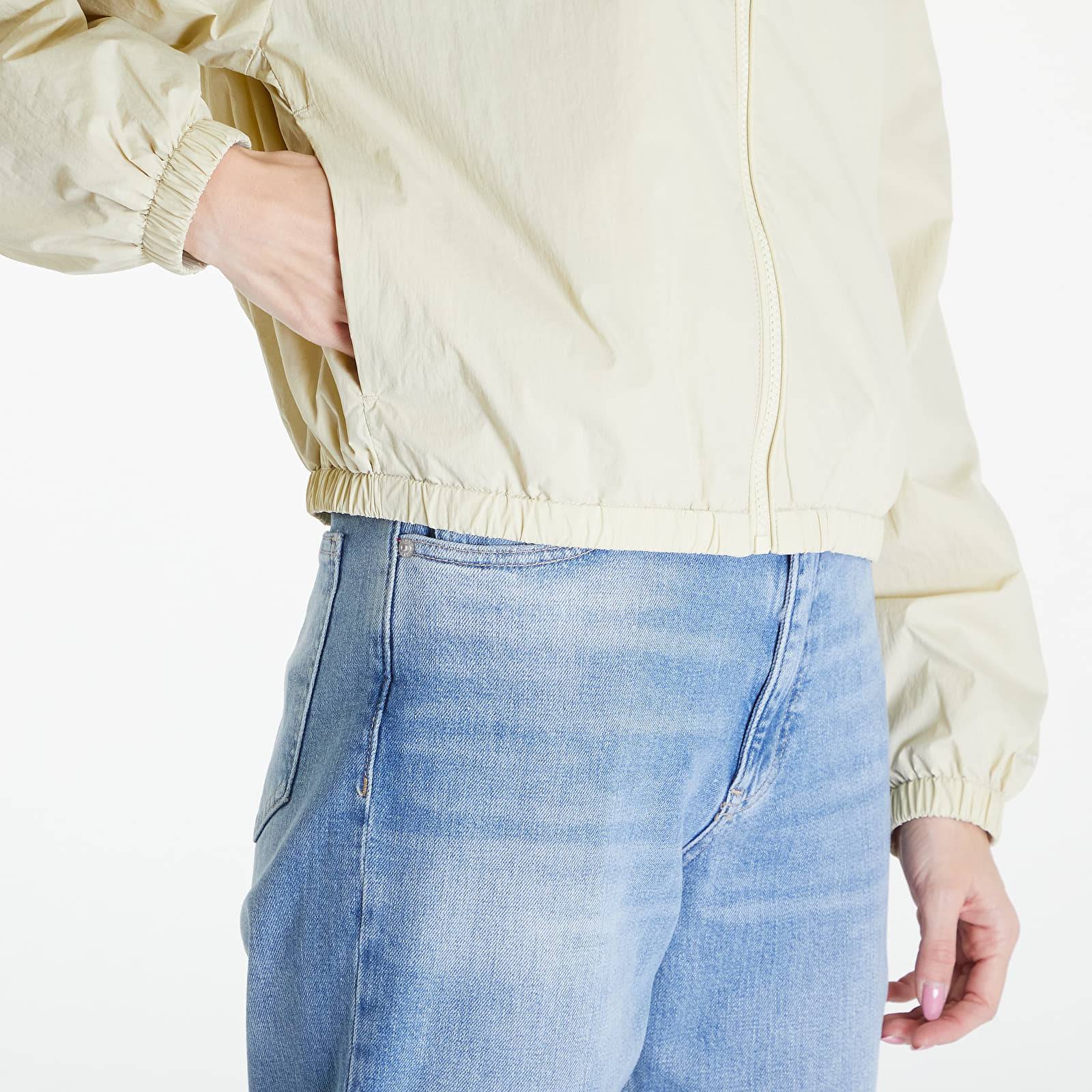 Coach Jackets Calvin Klein Jeans Logo Drawstring Windbreaker Green Haze